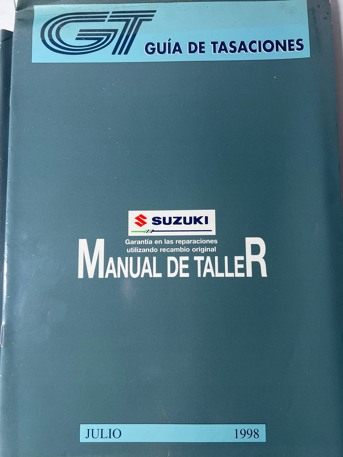 Guía de tasaciones Suzuki manual de taller. Julio 1998.