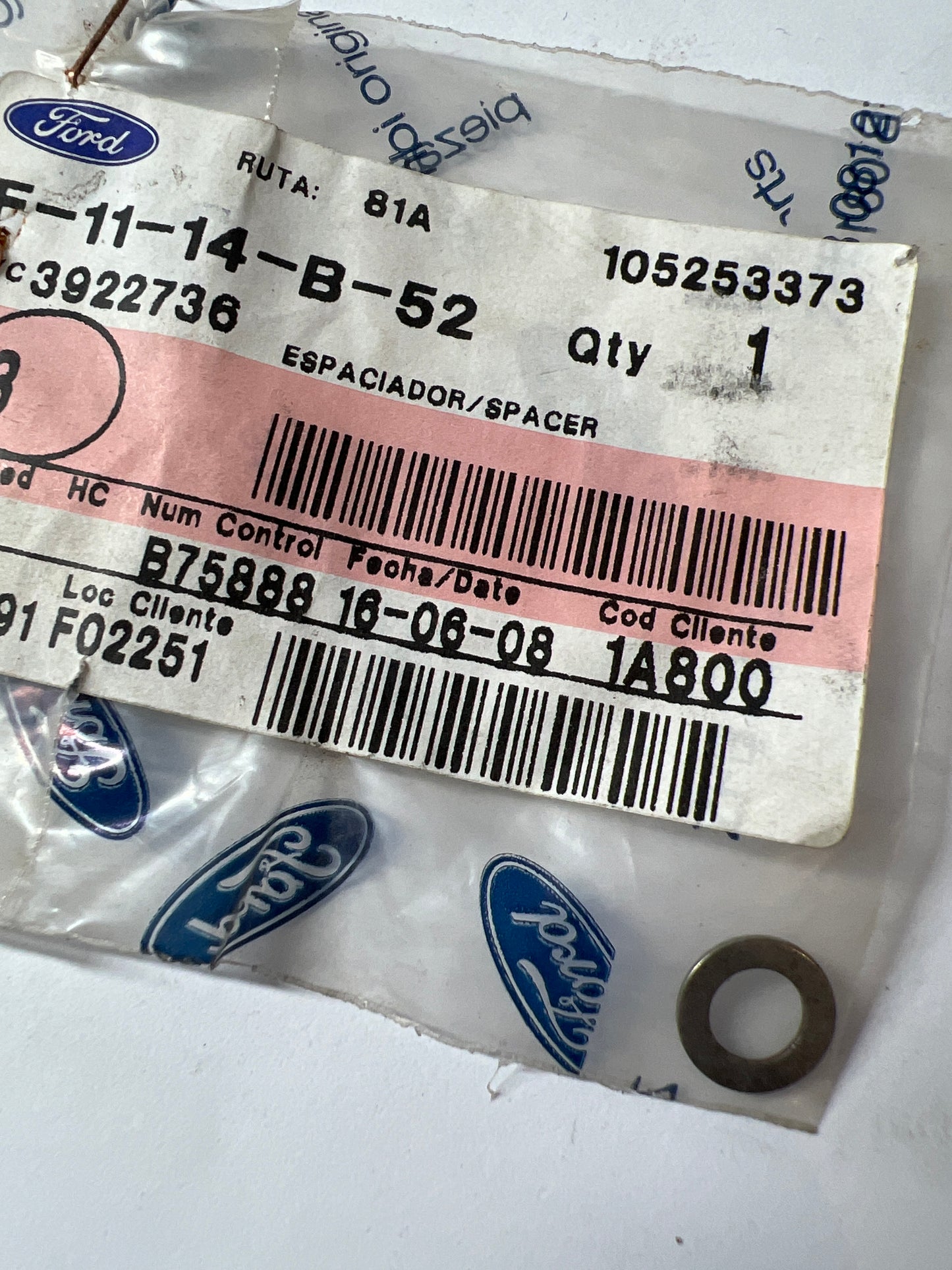 3922736, ESPACIADOR, Ford