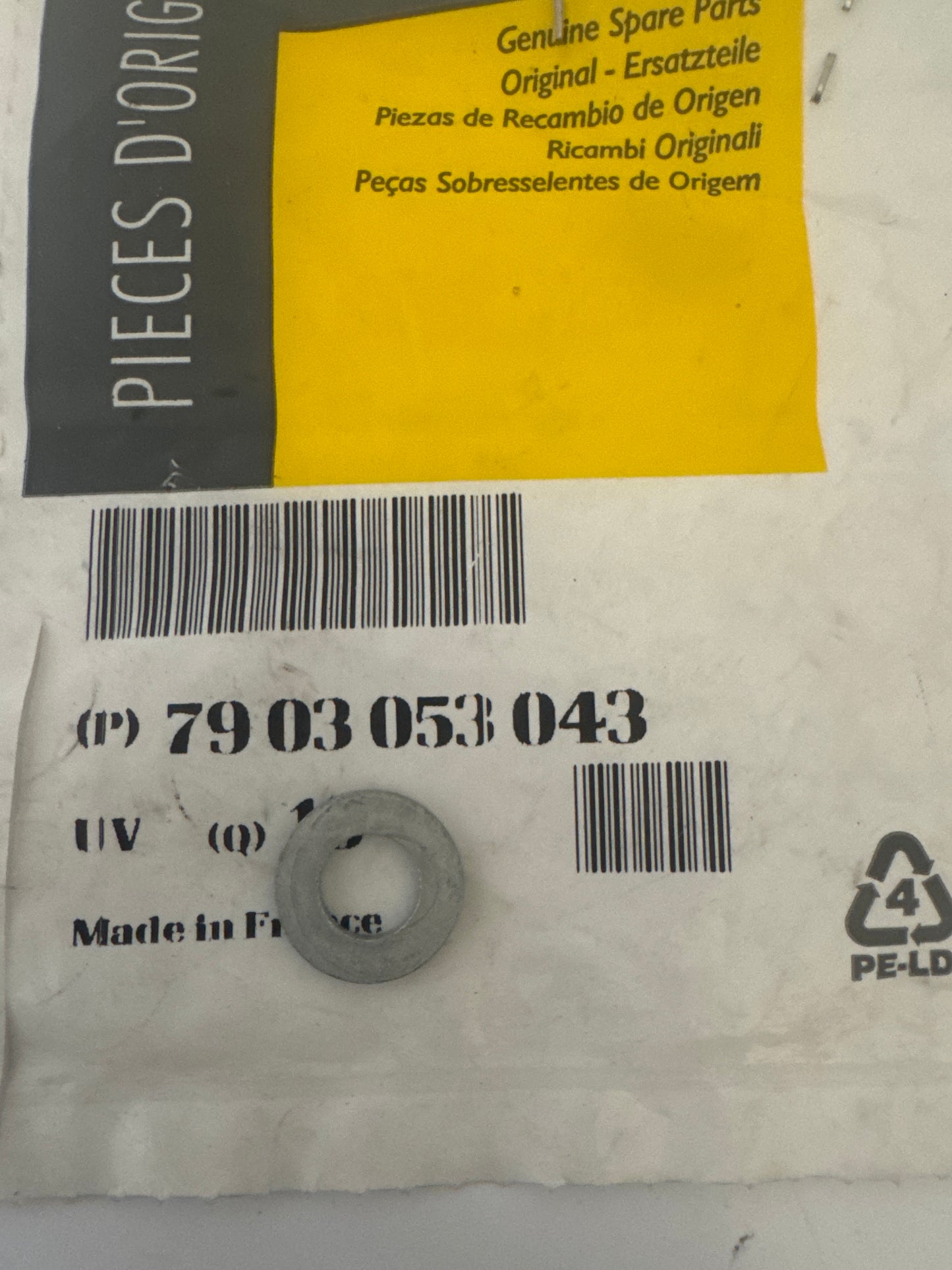 7903053043, ARANDELA, Renault