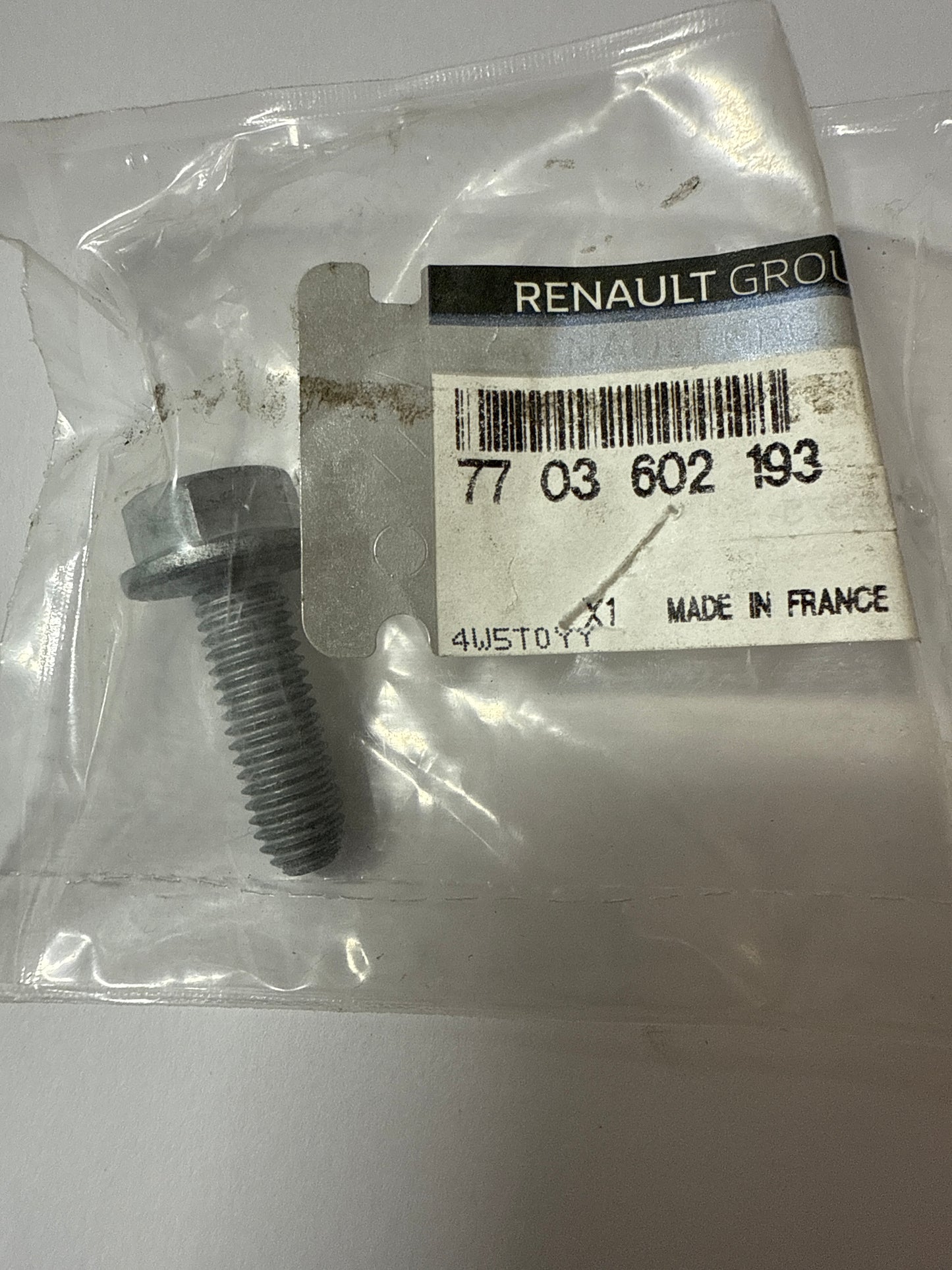 7703602193 - TORNILLO M8X125 - Renault