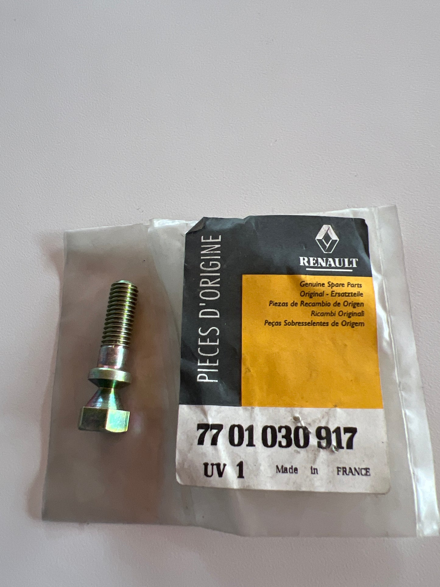 7701030917 VIS DE RUPTURE RENAULT
