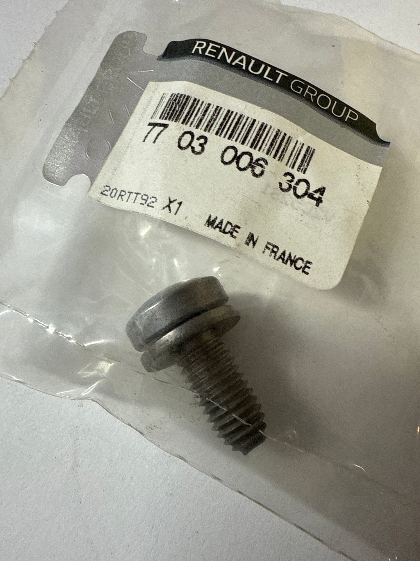 7703006304, TORNILLO RDL M8-2, Renault