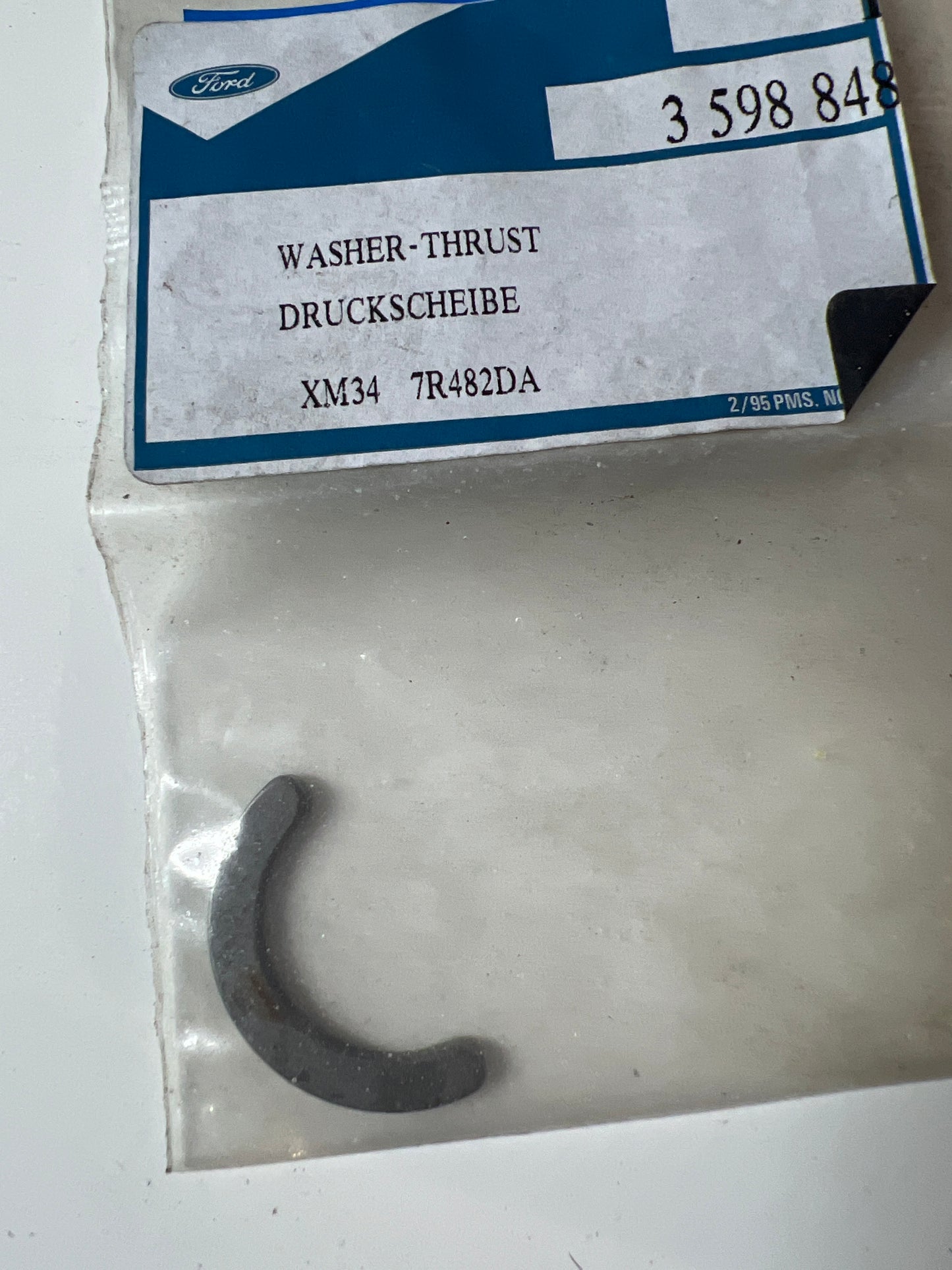 3598848, ARANDELA DE EMPUJE, Ford