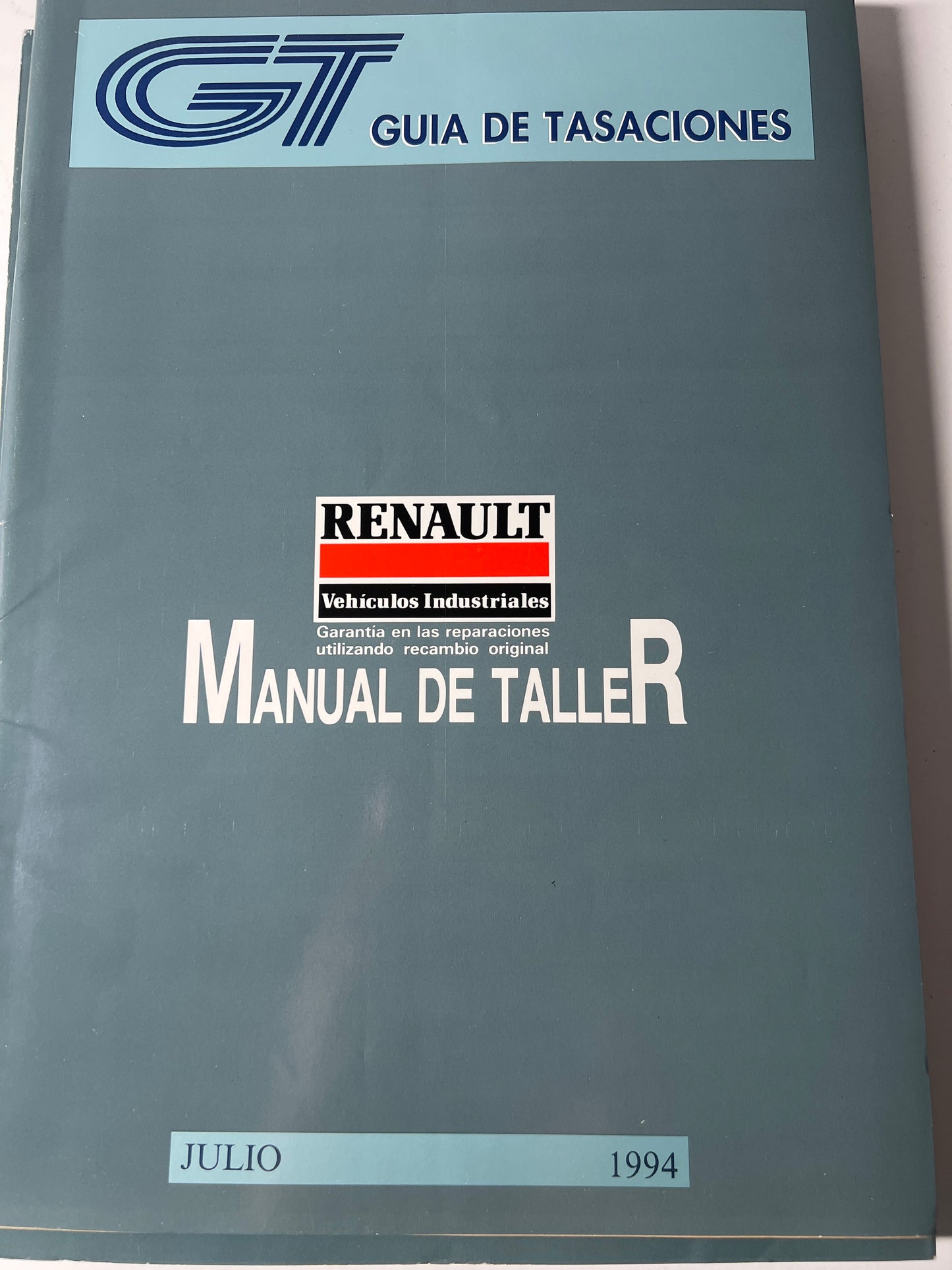 Guía de tasaciones, Renault. Manual de Taller. Julio 94 