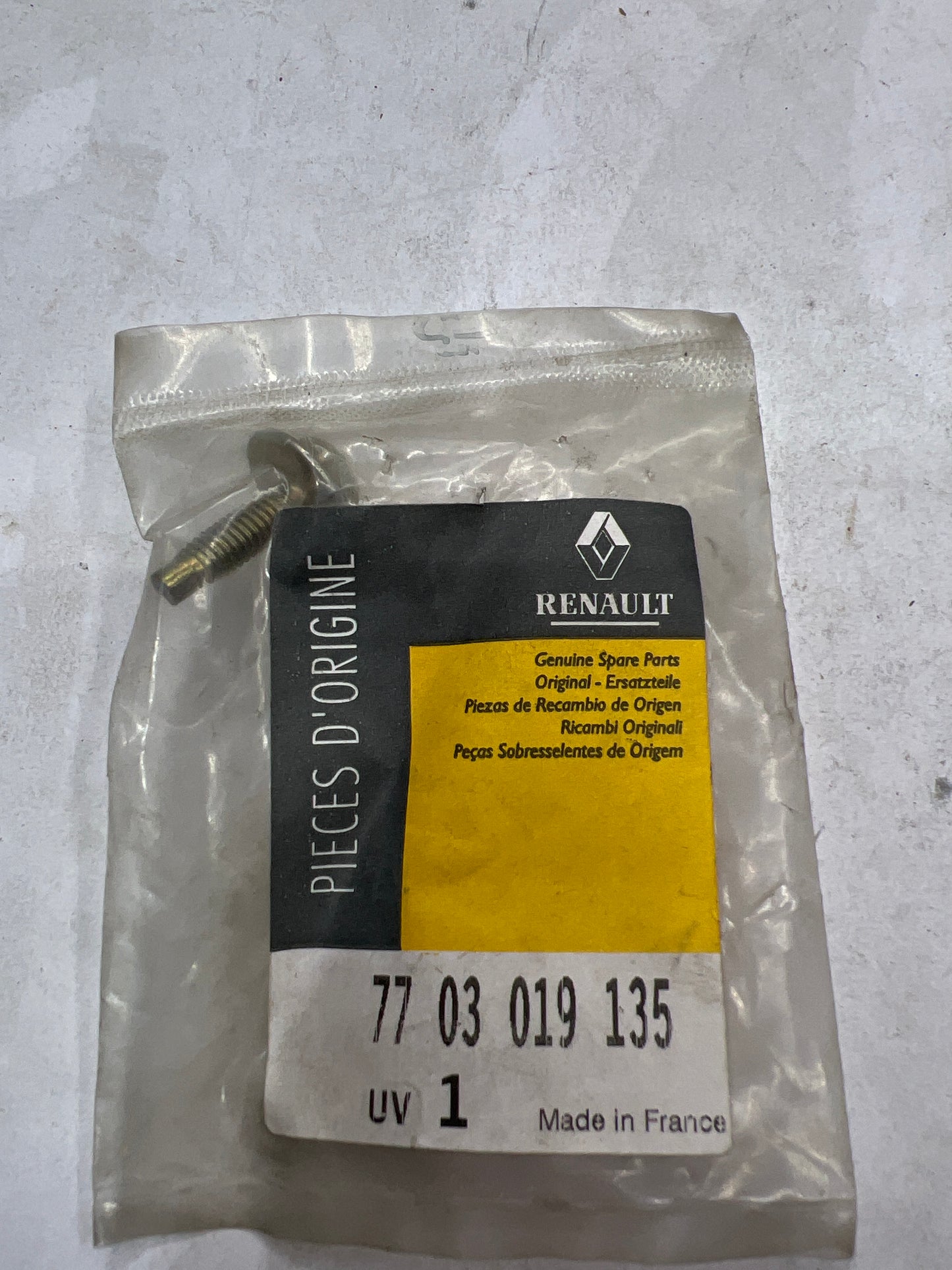7703019135 TORNILLOS BARRA T RENAULT