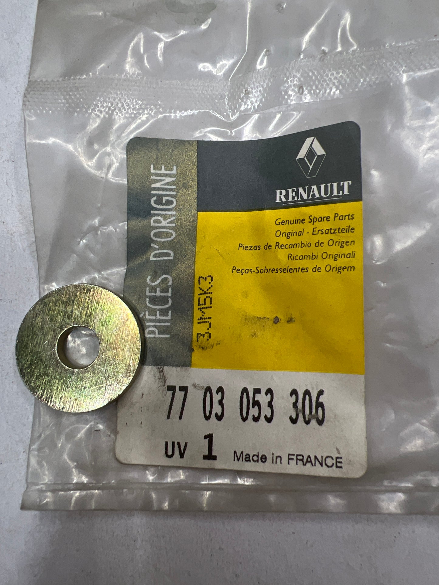 7703053306 ARANDELA 8 RENAULT