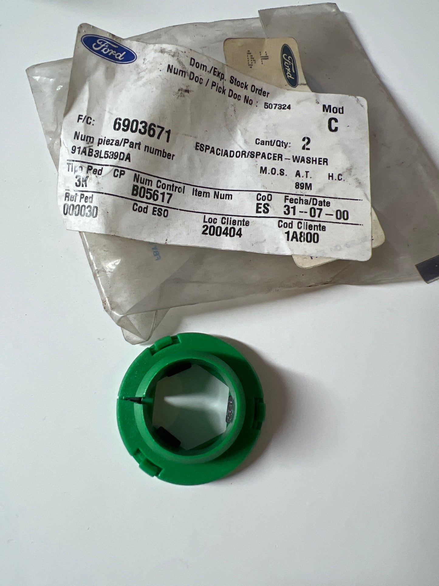 6903671, LAVADORA DE ESPACIO, Ford