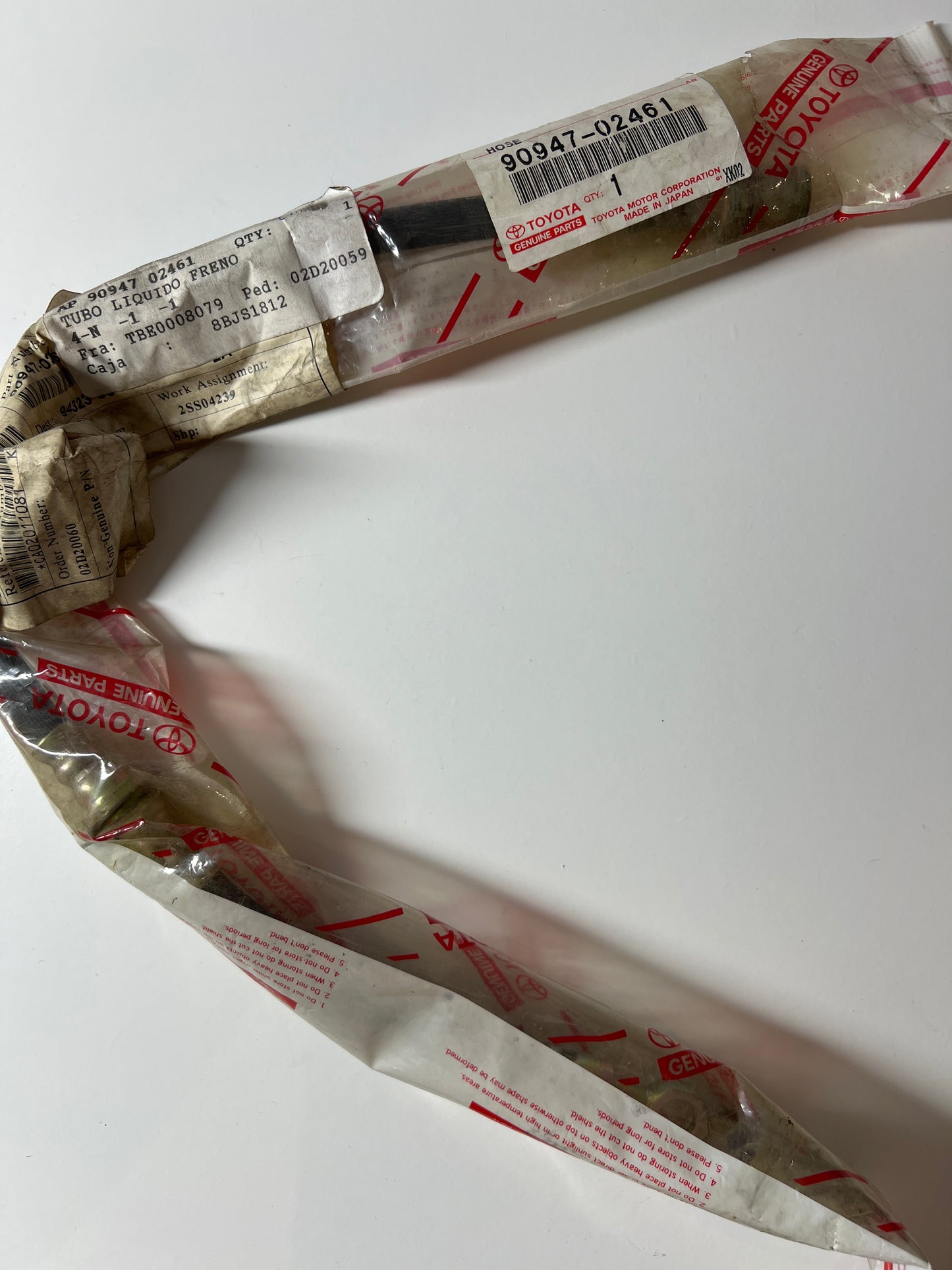 90947-02461, LATIGUILLO FRENO DELANTERO, Toyota - Lexus