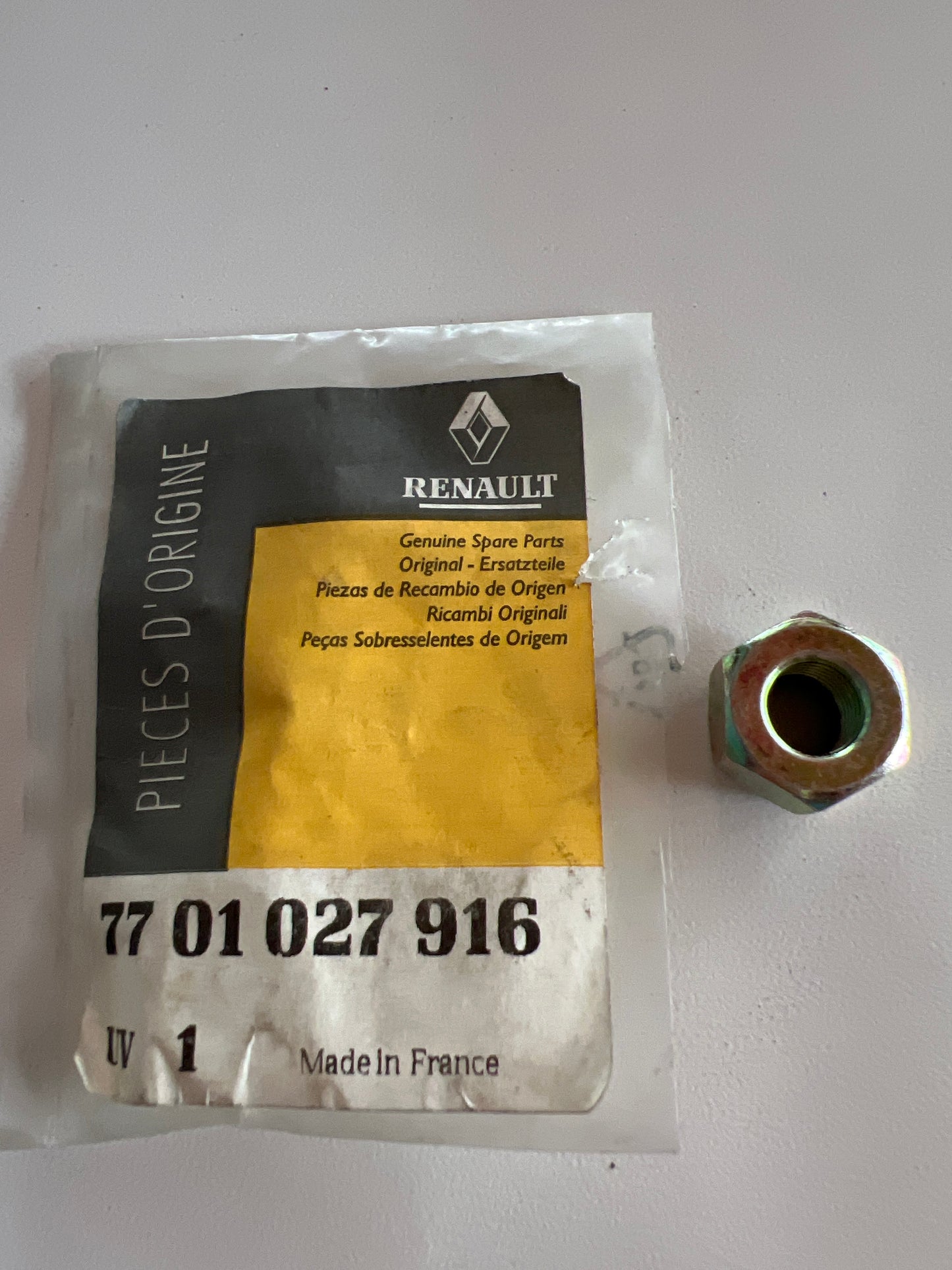 7701027916 NUT S/ABS R19 RENAULT