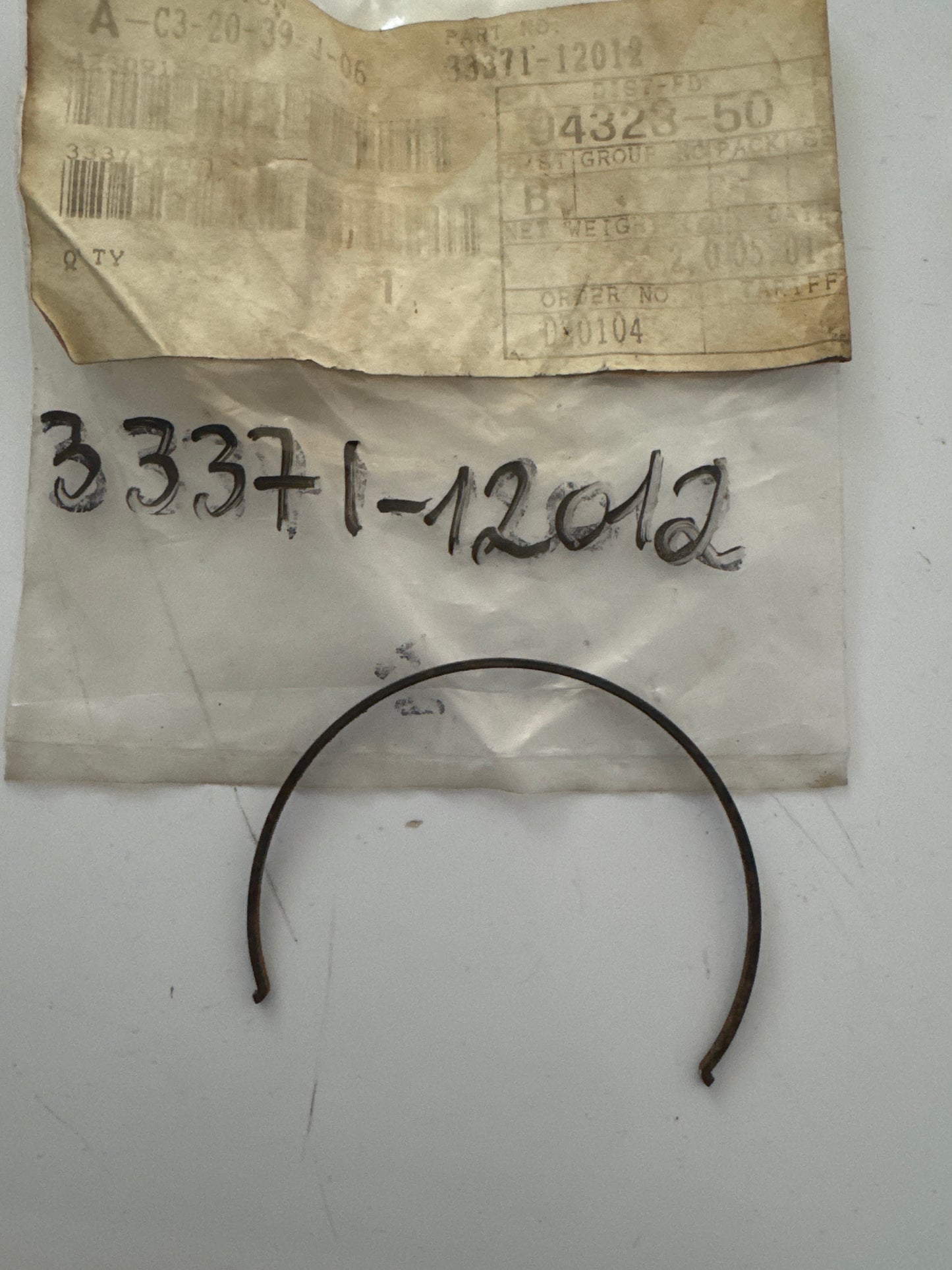 33371-12012, 33371-12012 TRANSMISSION GEAR (MTM), toyota, Toyota - Lexus