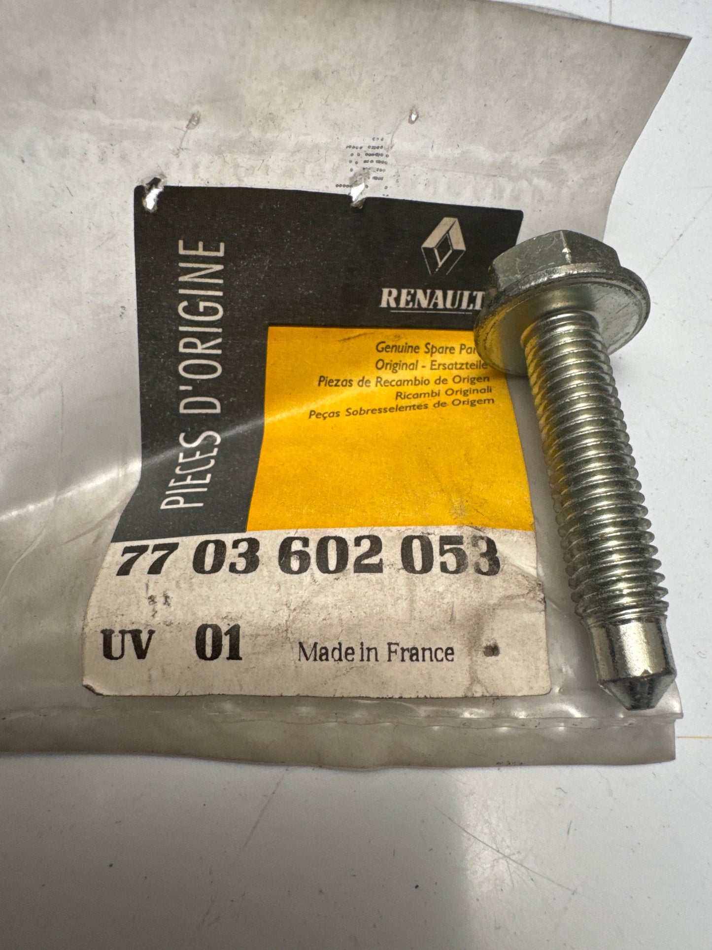7703602053, TORNILLO, Renault