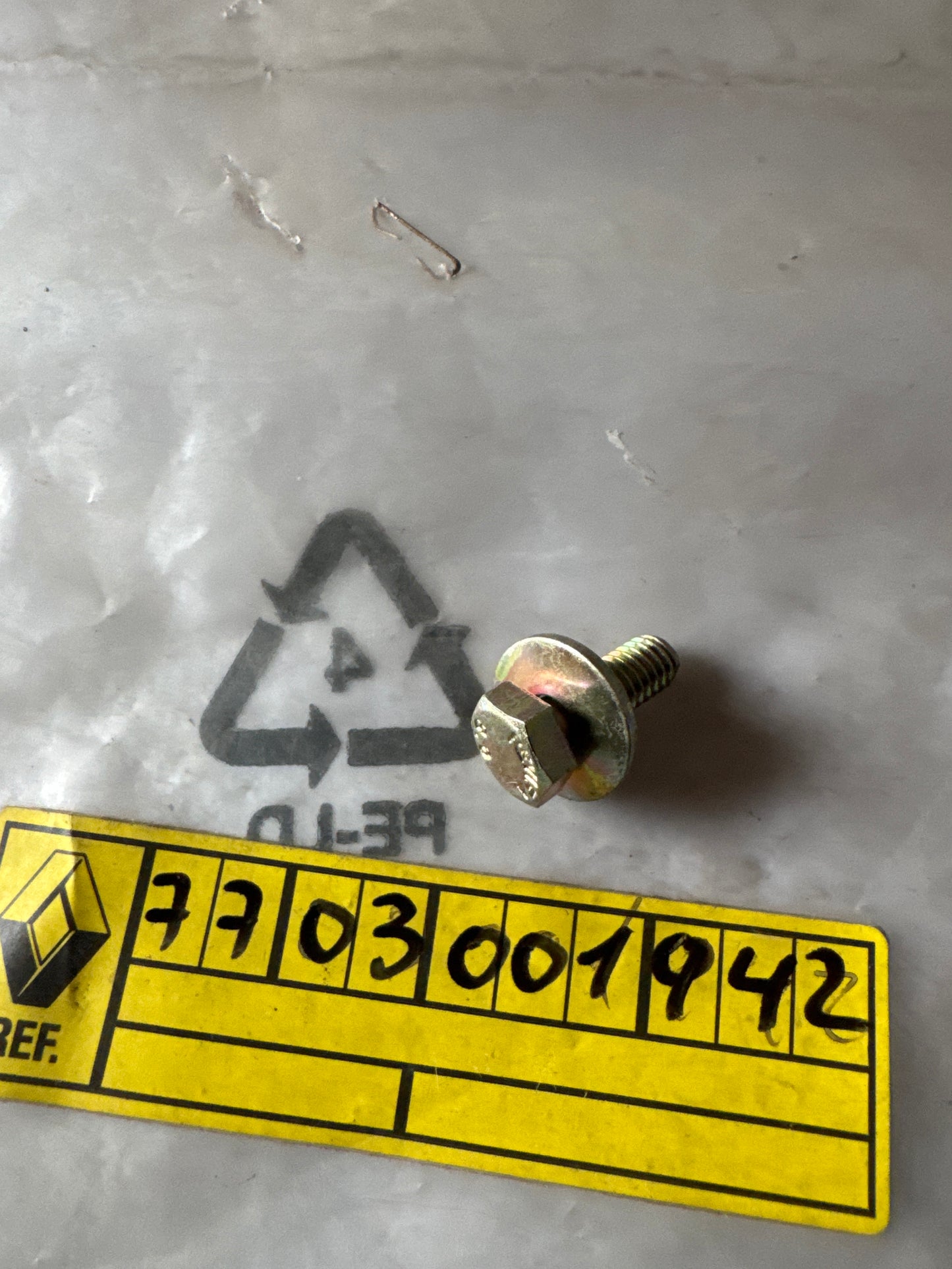 7703001942, TORNILLO HEXAGO, Iveco-Pegaso