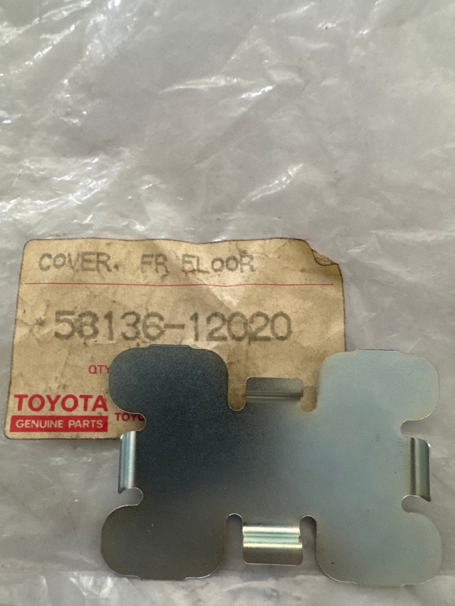 58136-12020 FLOOR PAN & LOWER BACK PANEL, toyota