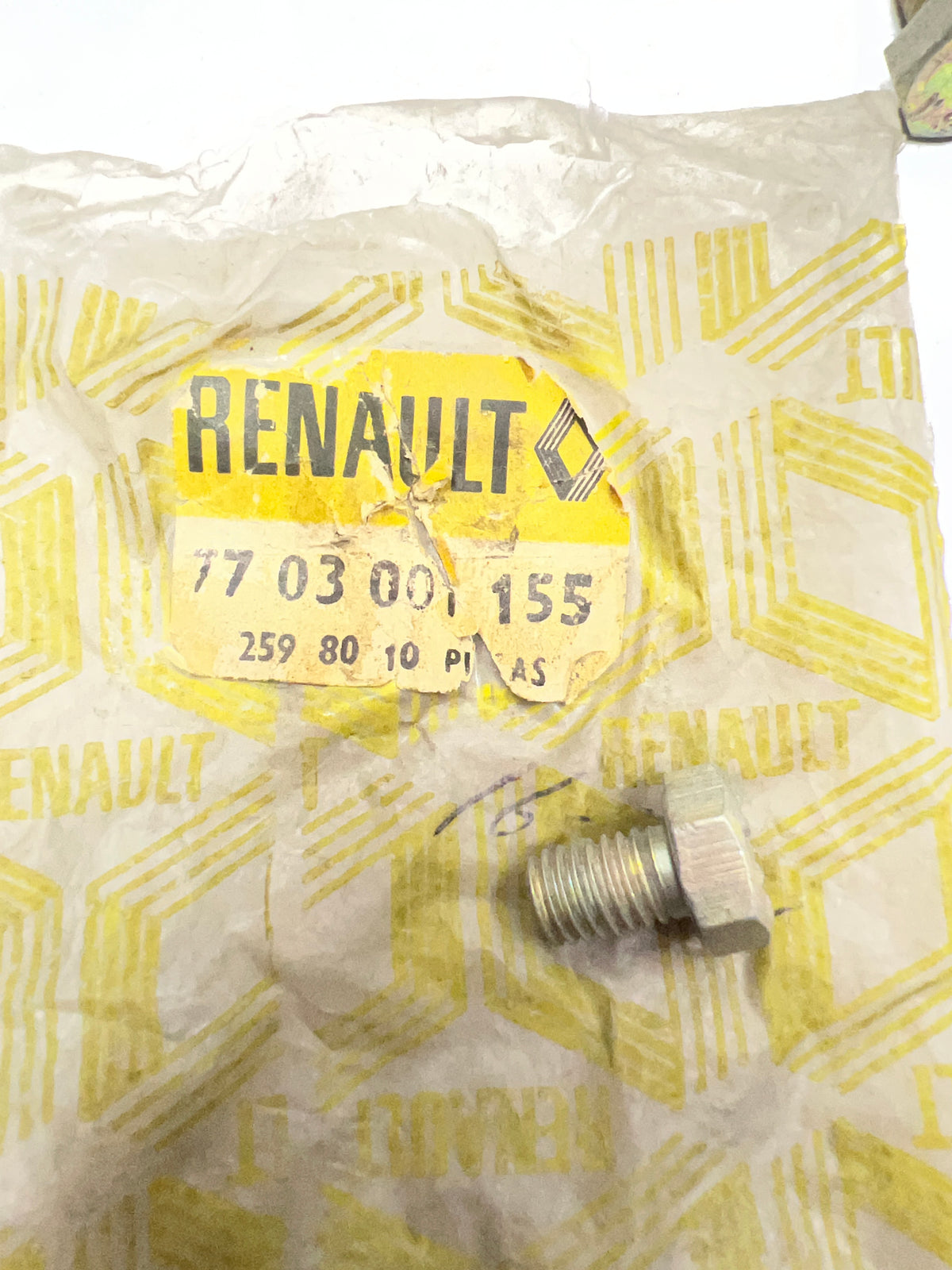 Tornillo de fijación Renault 7703001155