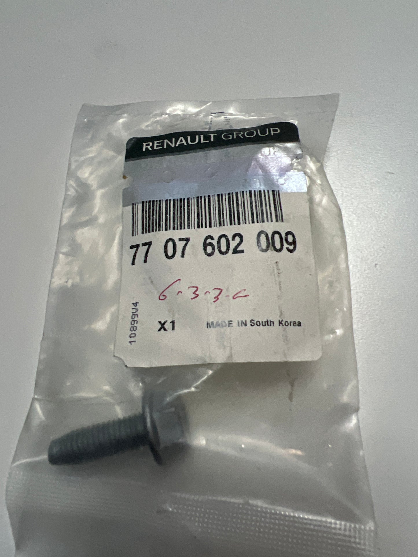 7707602009 TORNILLO M8X125 RENAULT