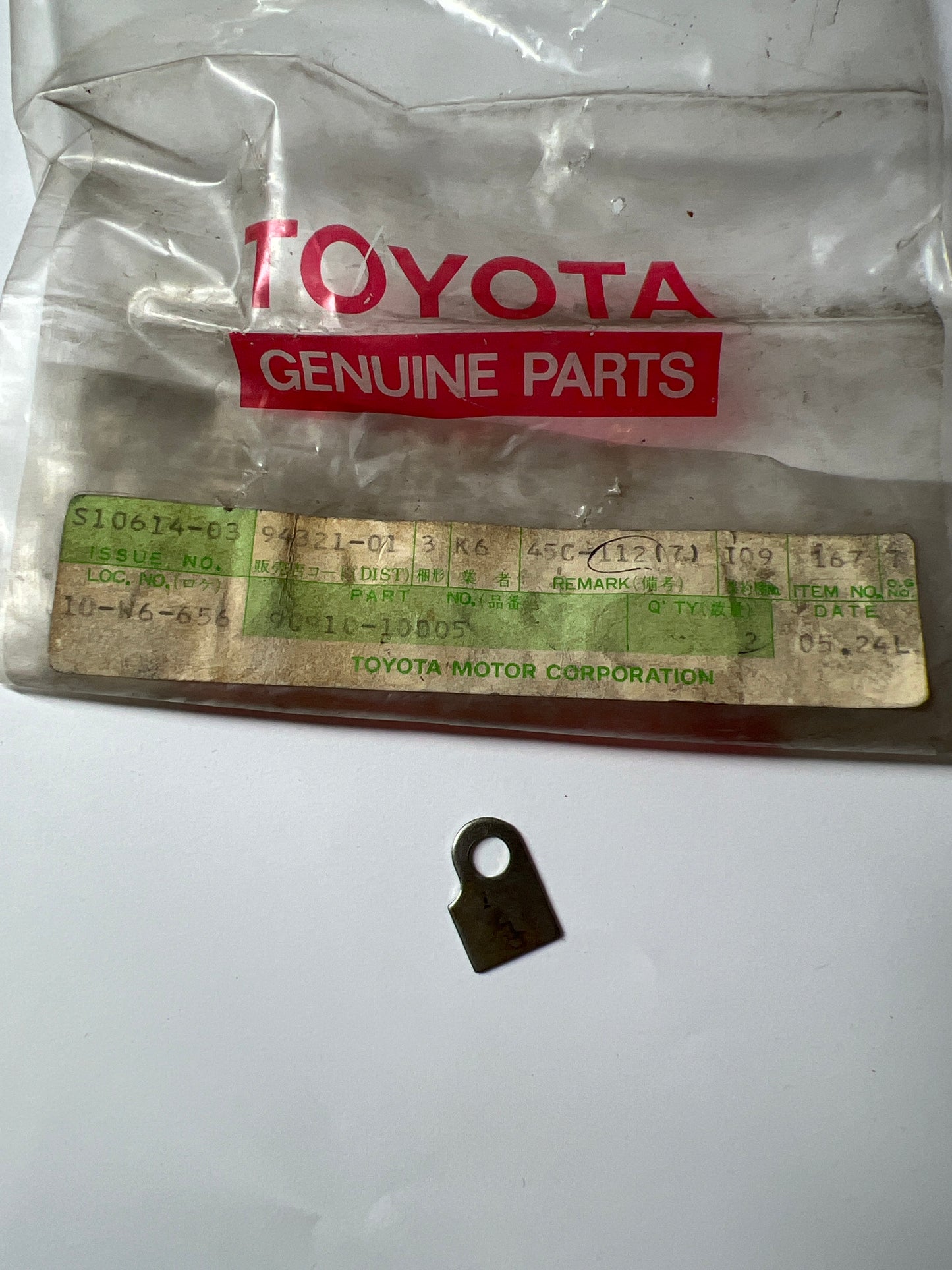90910-10005, CUÑA (PARA CONTRAPESO), Toyota - Lexus