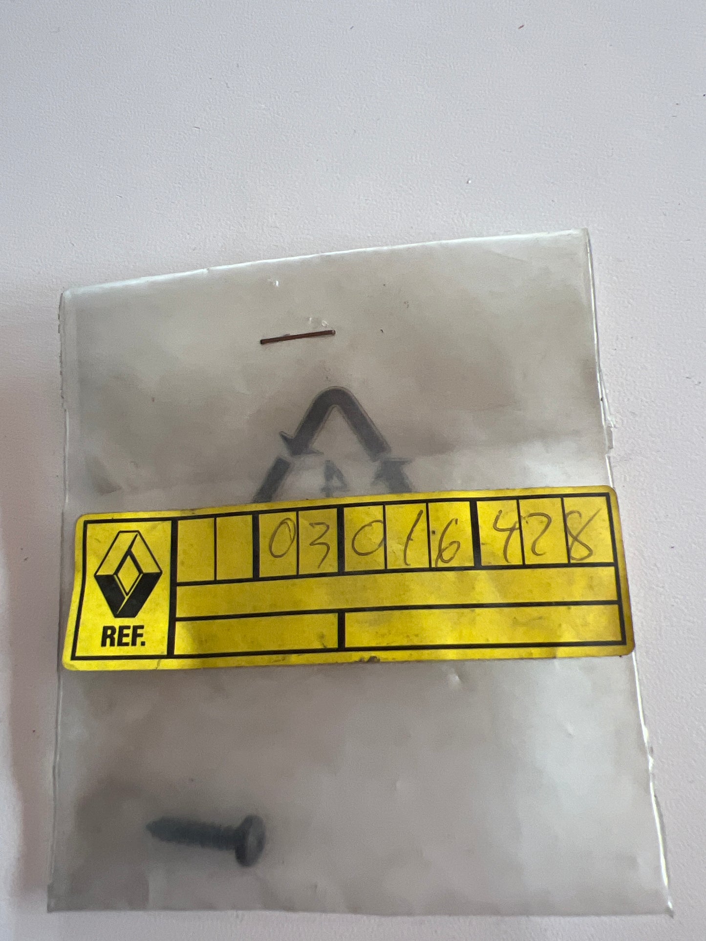 7703016428 TORNILLO CHAPA RENAULT