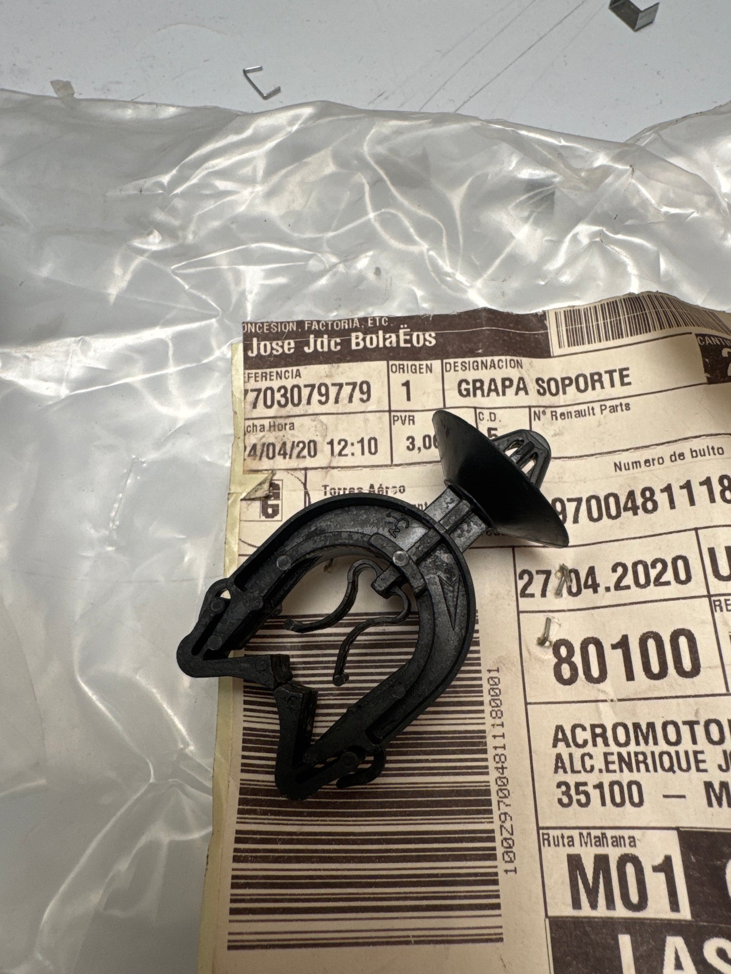 7703079779, GRAPA SOPORTE, Renault