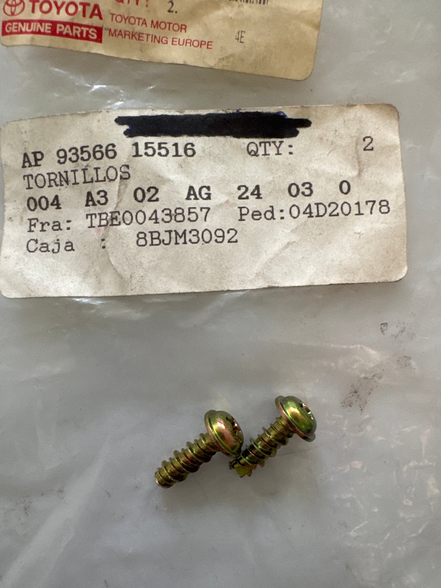 93566-15516, 93566-15516 HEATING & AIR CONDITIONING - CONTROL & AIR DUCT, toyota, Toyota - Lexus