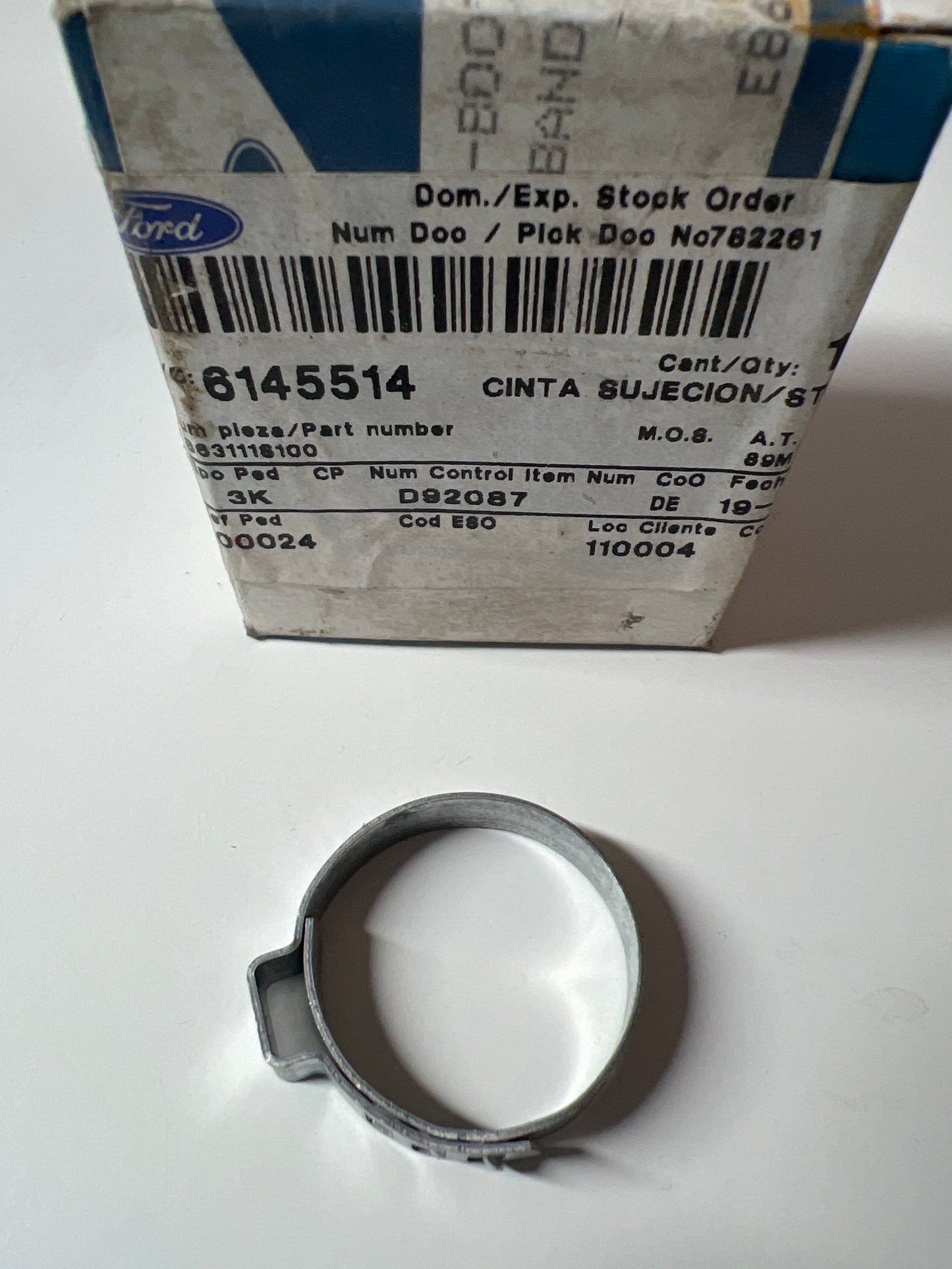 6145514, CORREA DE SUJECIÓN - PROTECCIÓN DE FUELLE, Ford