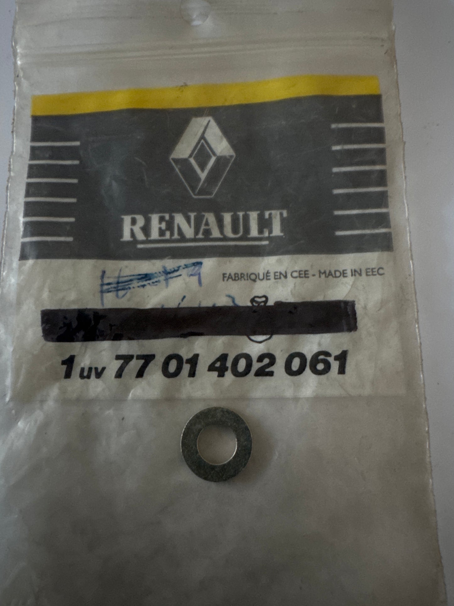 7701402061, 1=100ARANDELAS D6, Renault