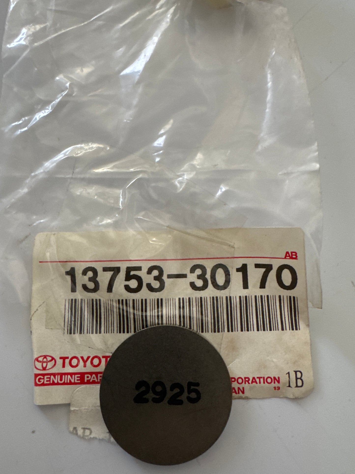 13753-30170 CAMSHAFT & VALVE, toyota