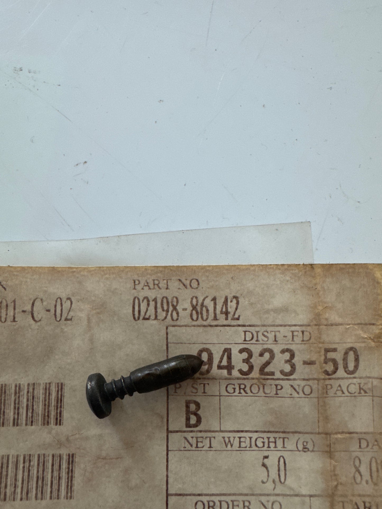 02198-86142 CONVERTIBLE PARTS, toyota