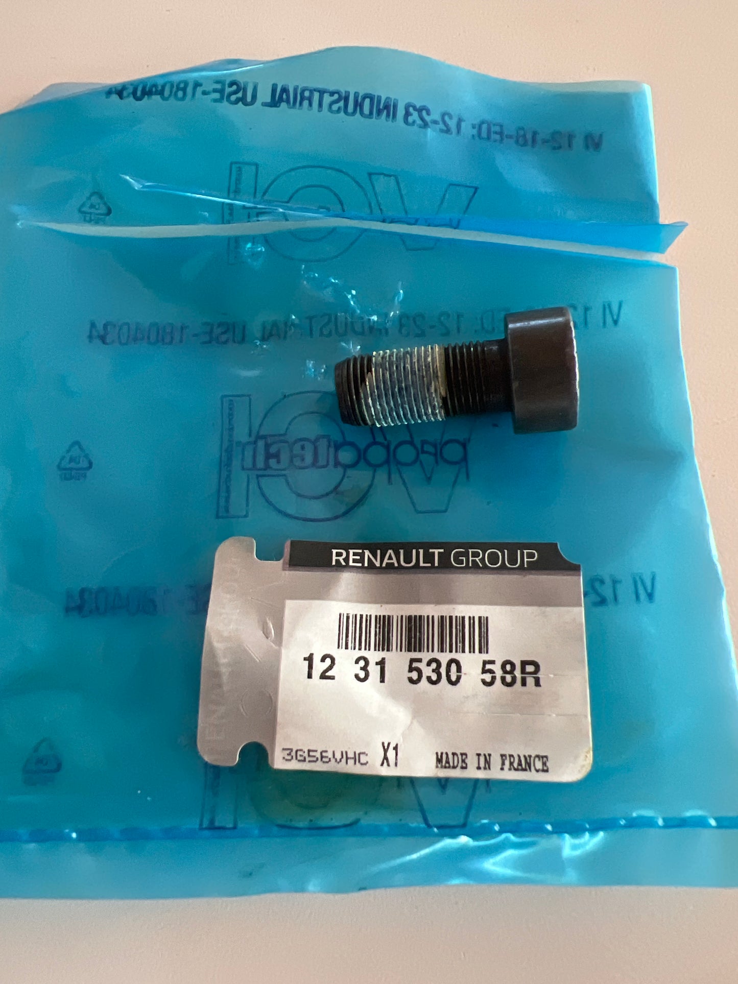123153058R Tornillos, volante RENAULT