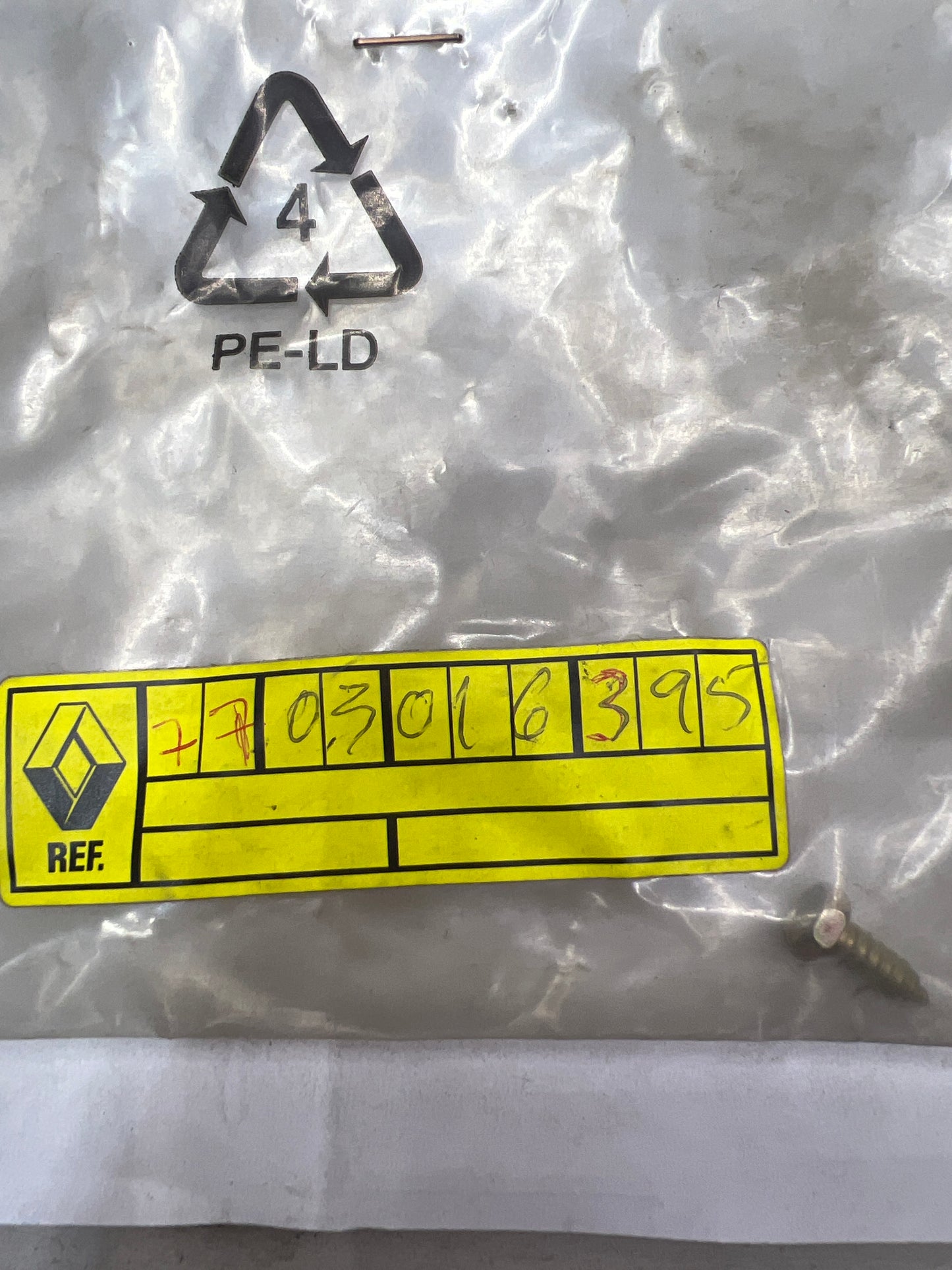 7703016395 TORNILLOS RENAULT