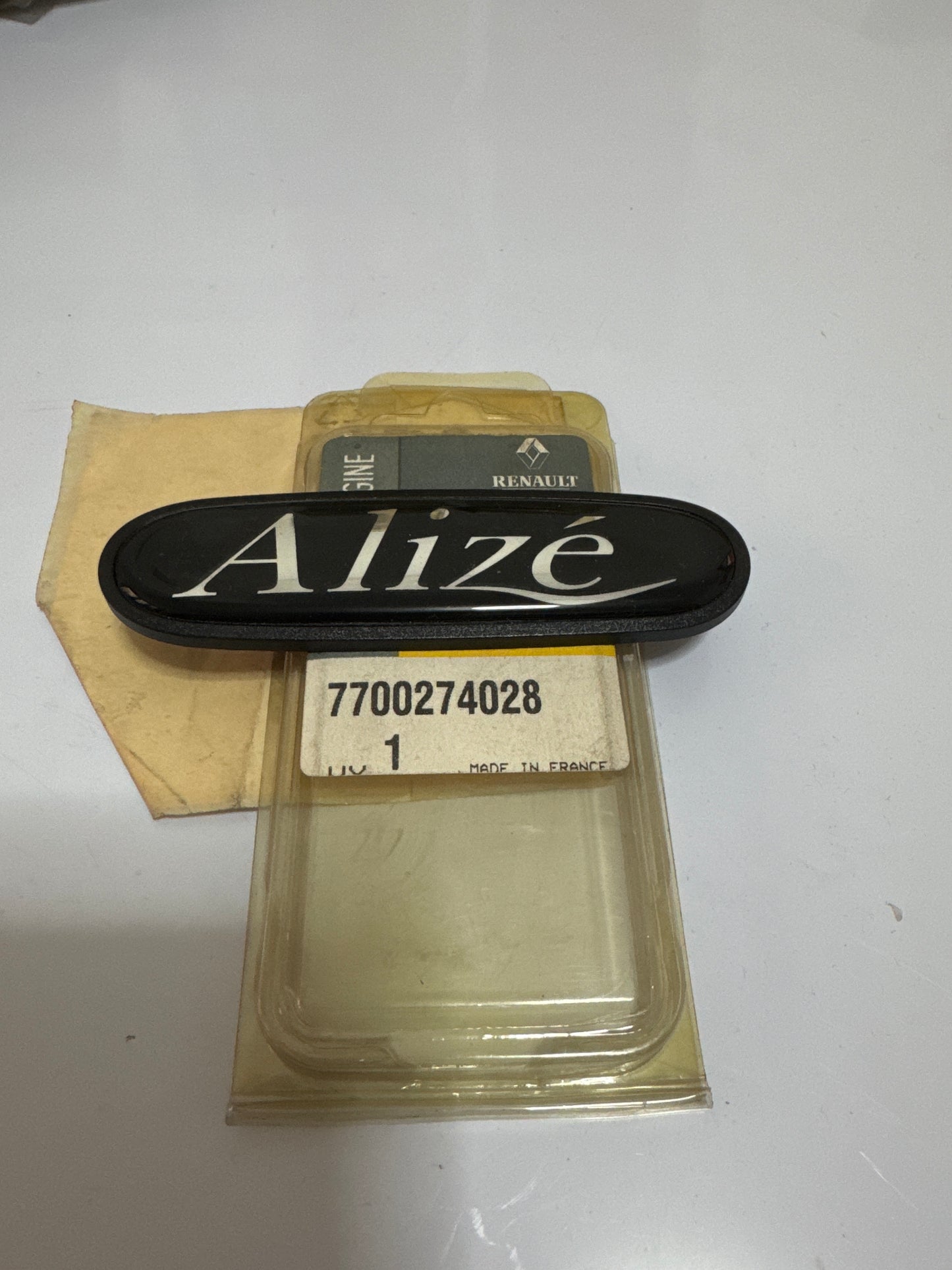7700274028, MONOGRAMA DE ALIZE, Renault