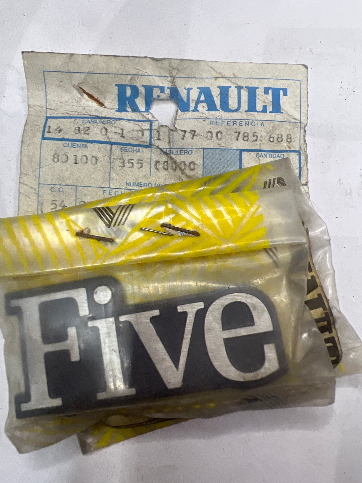 Emblema Five Renault 7700785688