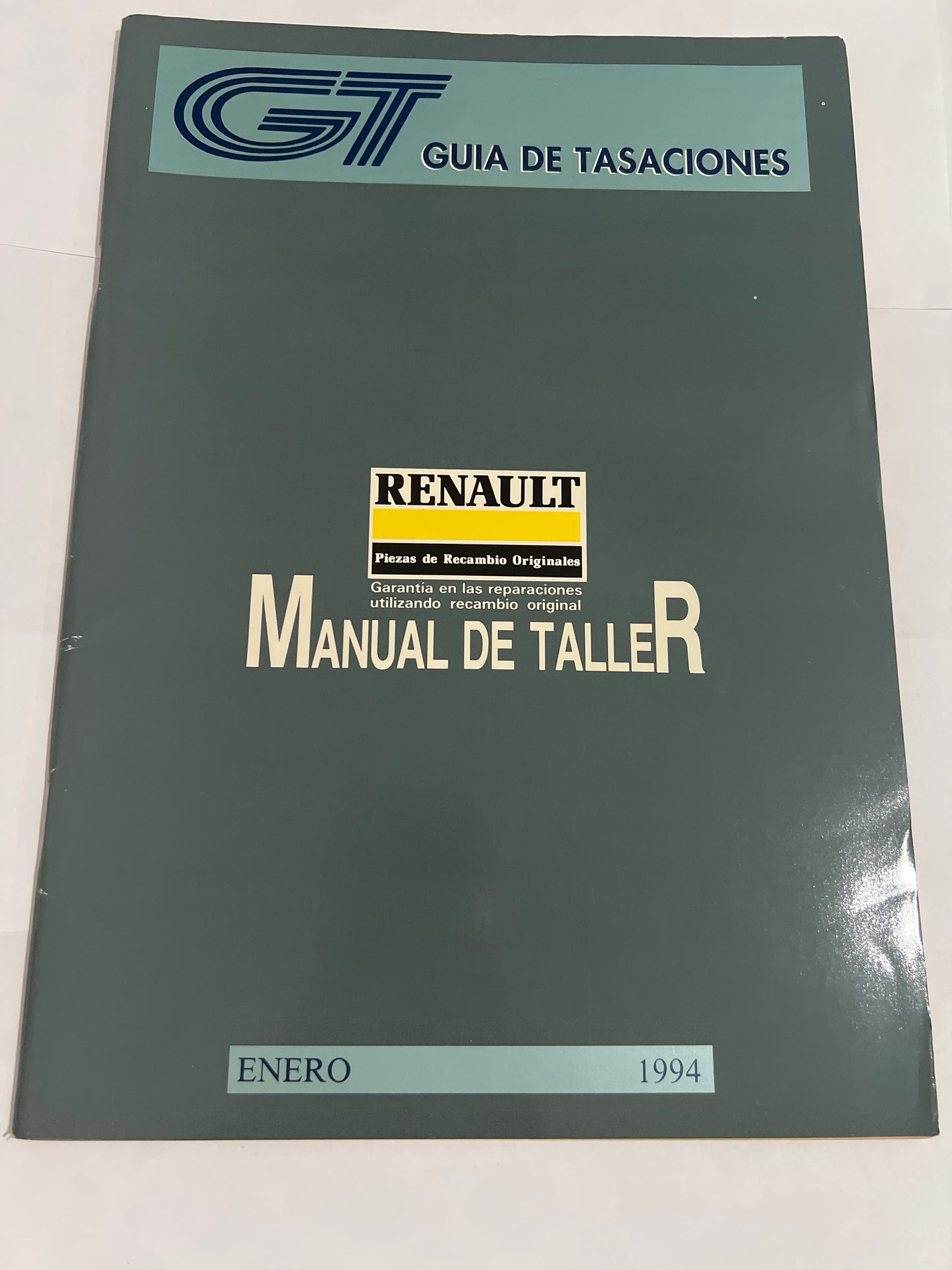 Guía de tasaciones Renault, manual de Taller enero 1994.