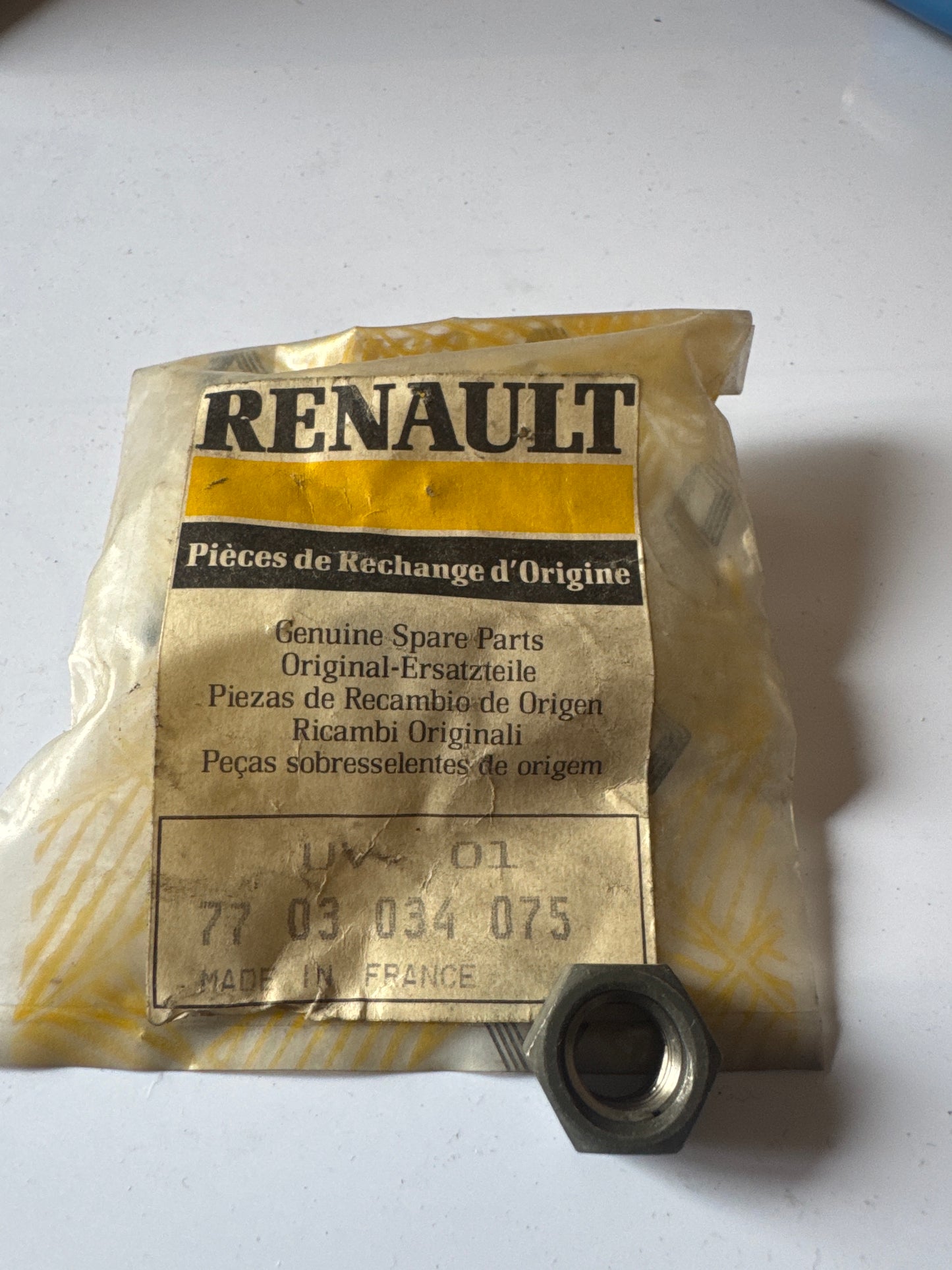 7703034075, TUERCA M10*150, Renault