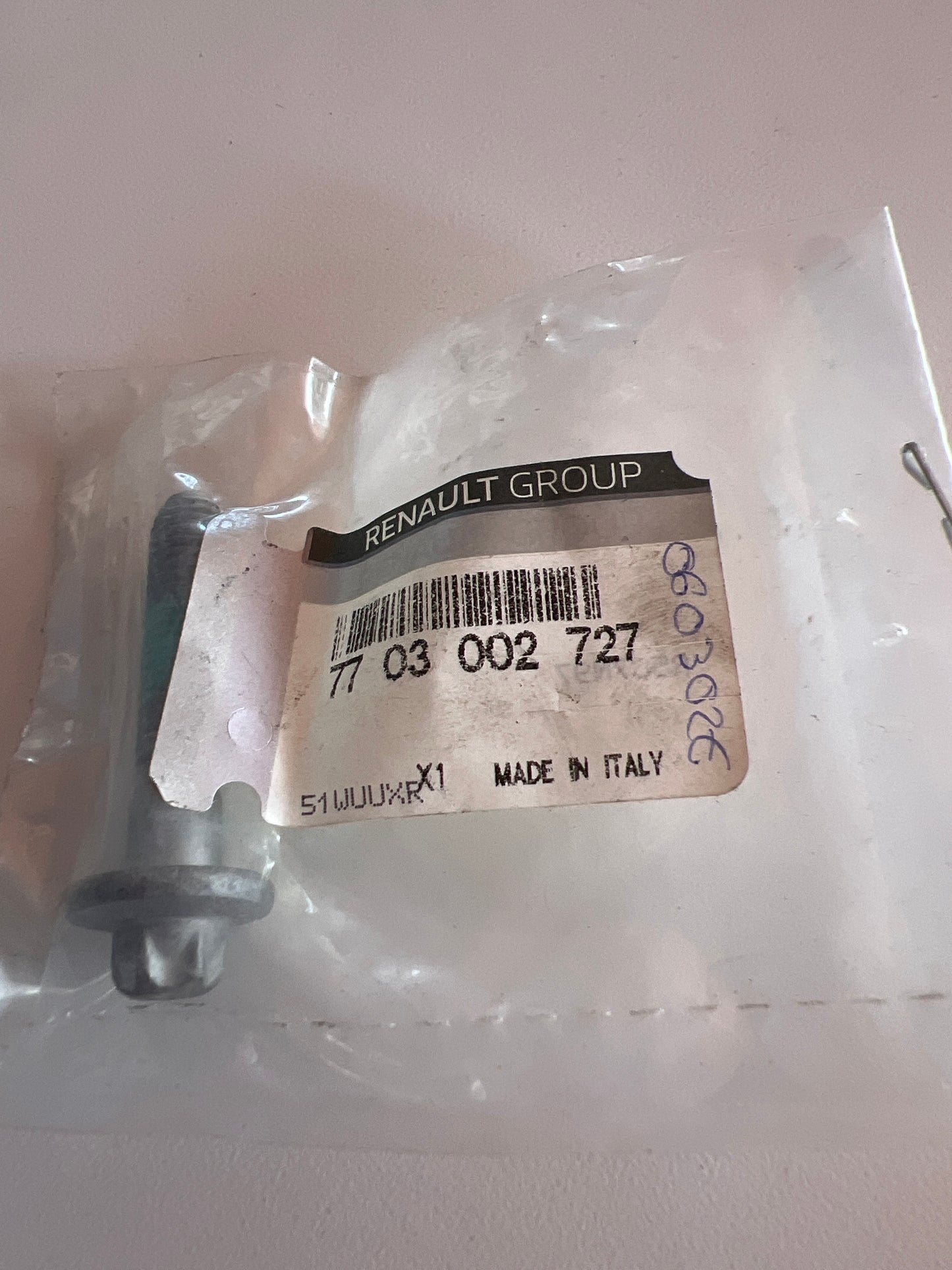 7703002727 TORNILLO RENAULT