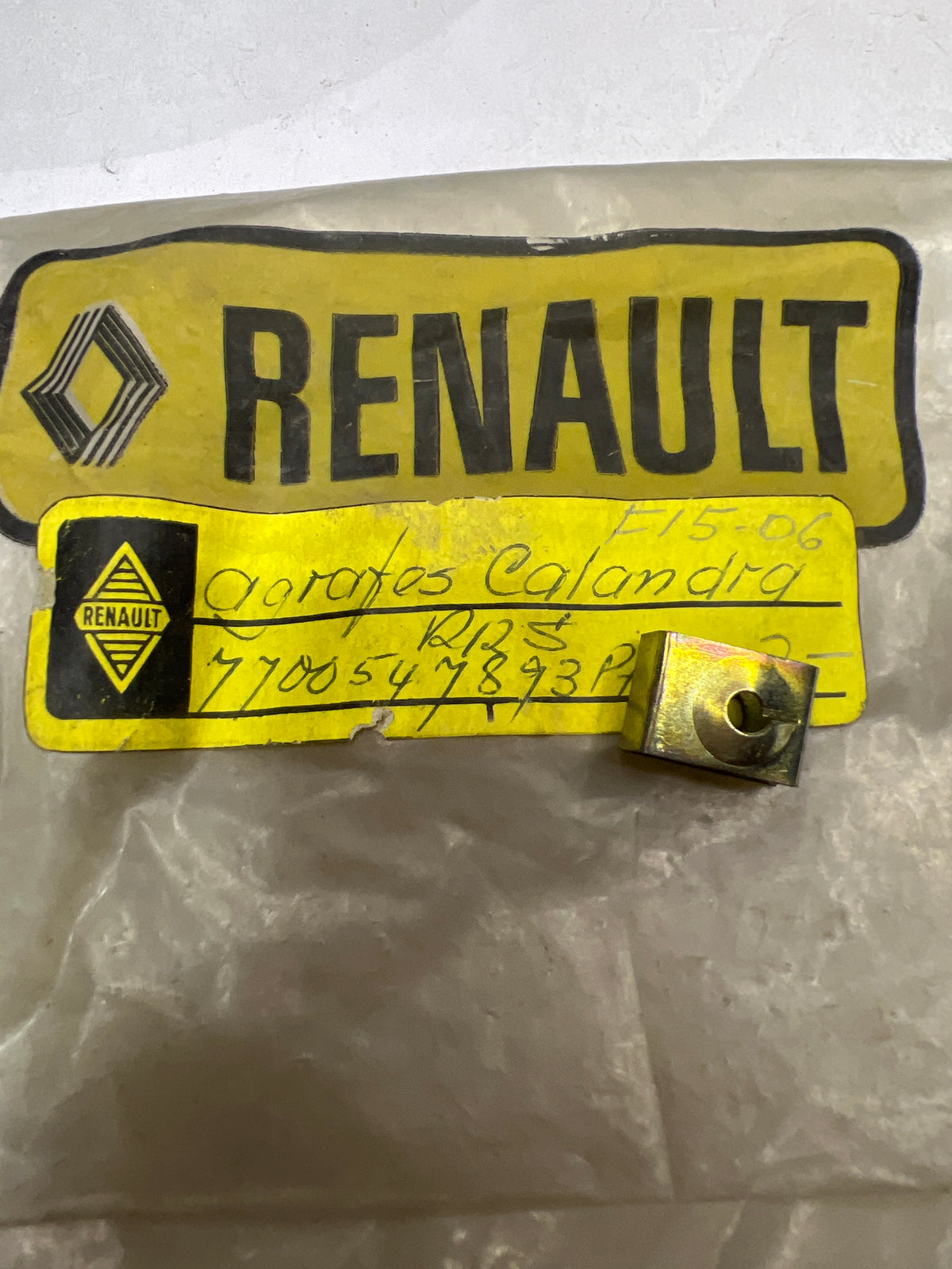 Grapa metálica de fijación Renault 7700547893