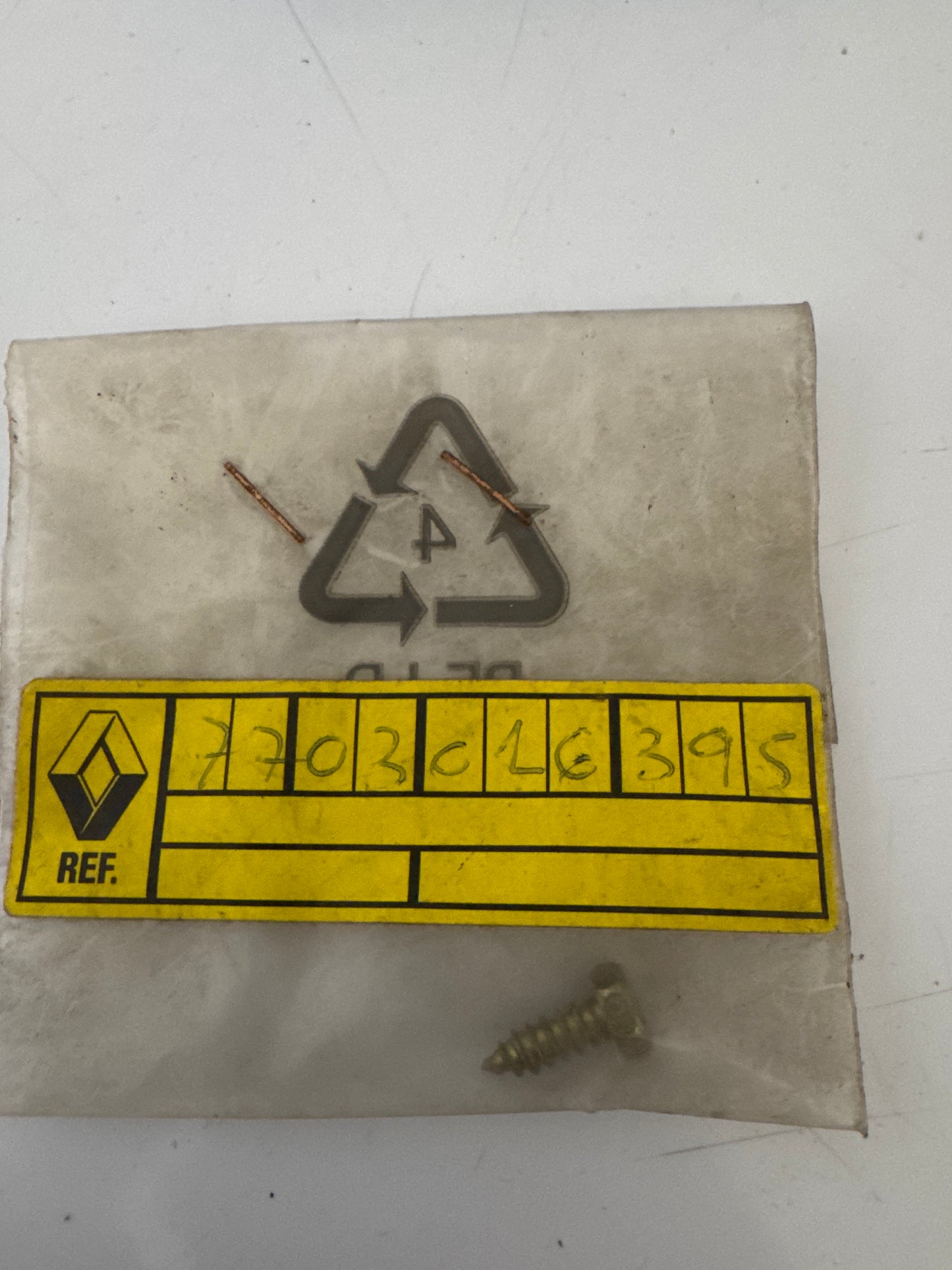 7703016395, TORNILLOS, Renault