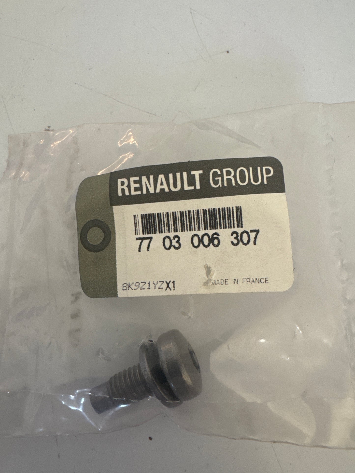 7703006307, TORNILLO, Renault