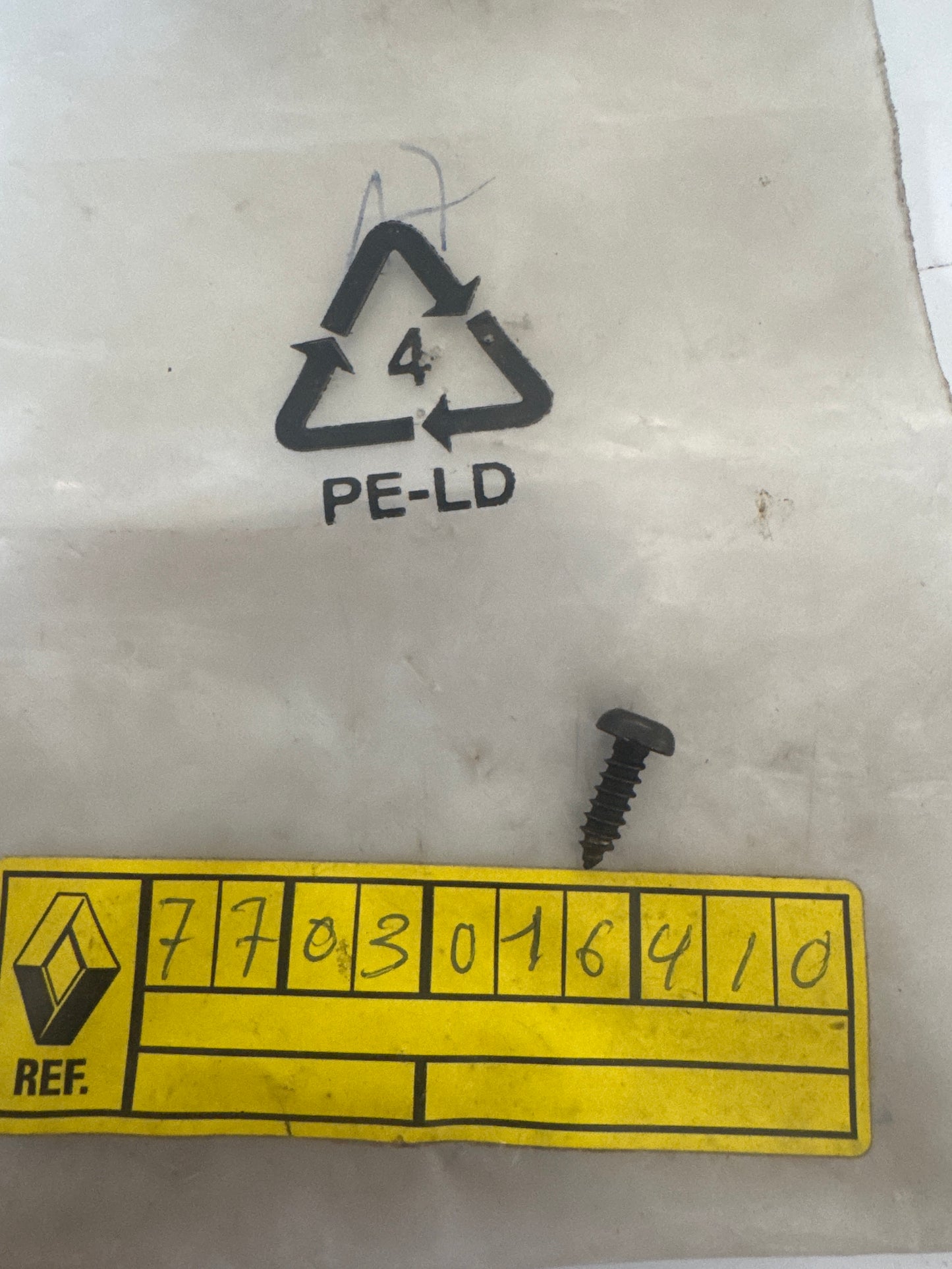 7703016410, TORNILLO, Renault