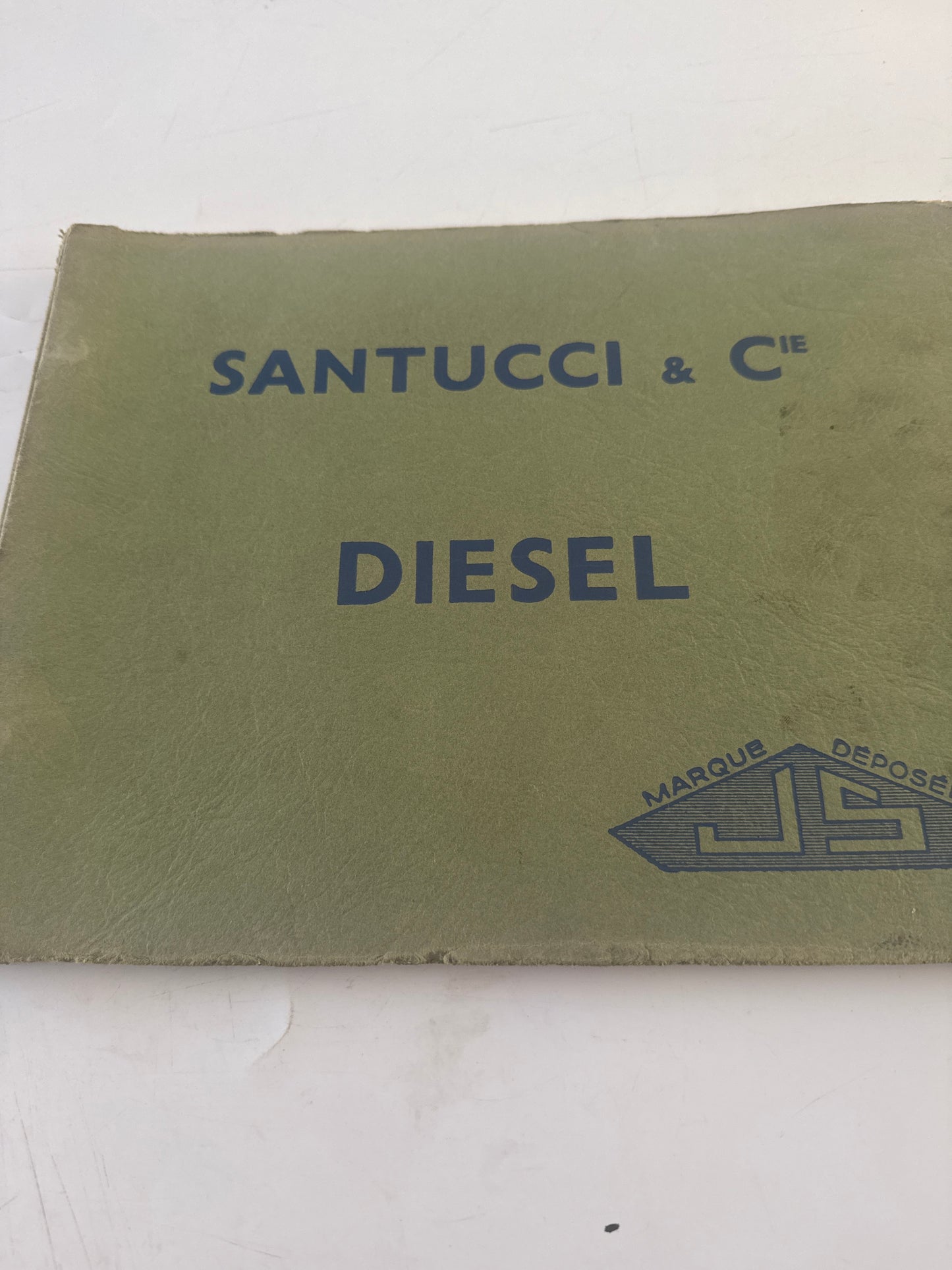 Santucci & Cie. Diésel. Marque deposee JS