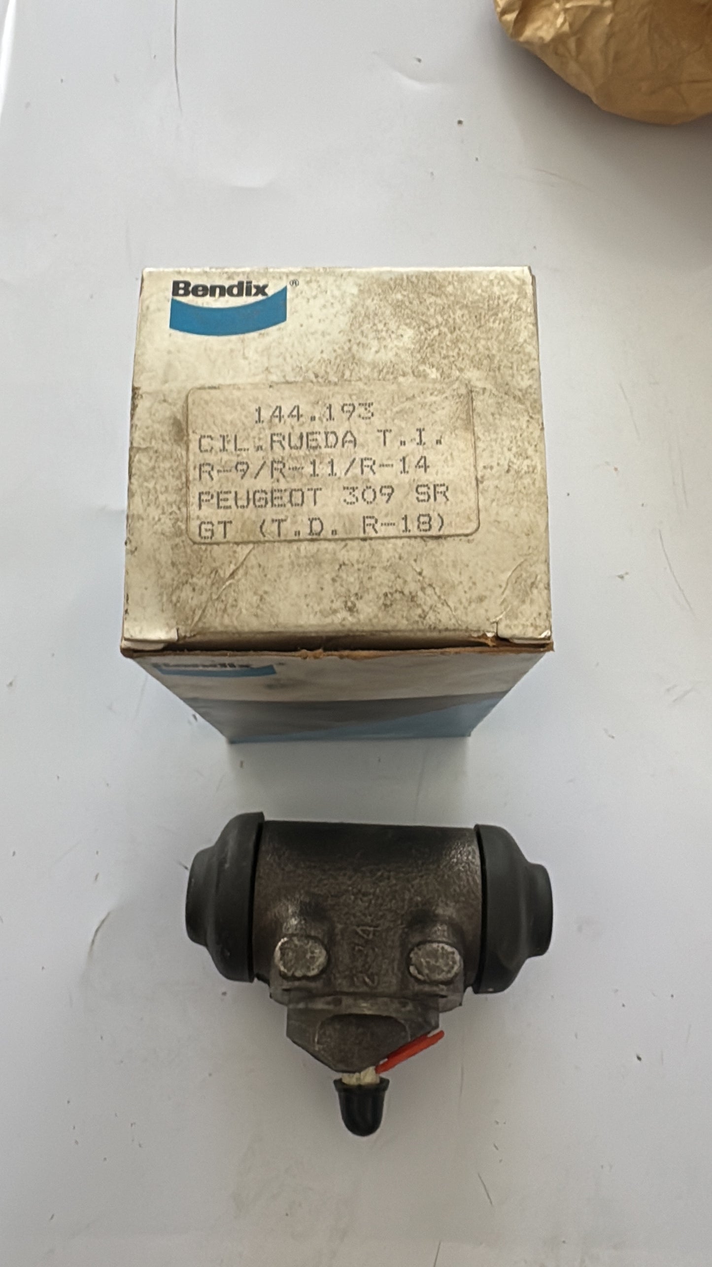 144.193 CIL RUEDA T.I R-9/R-11/R-14 PEUGEOT 309 SR GT (T.D. R-18) BENDIX
