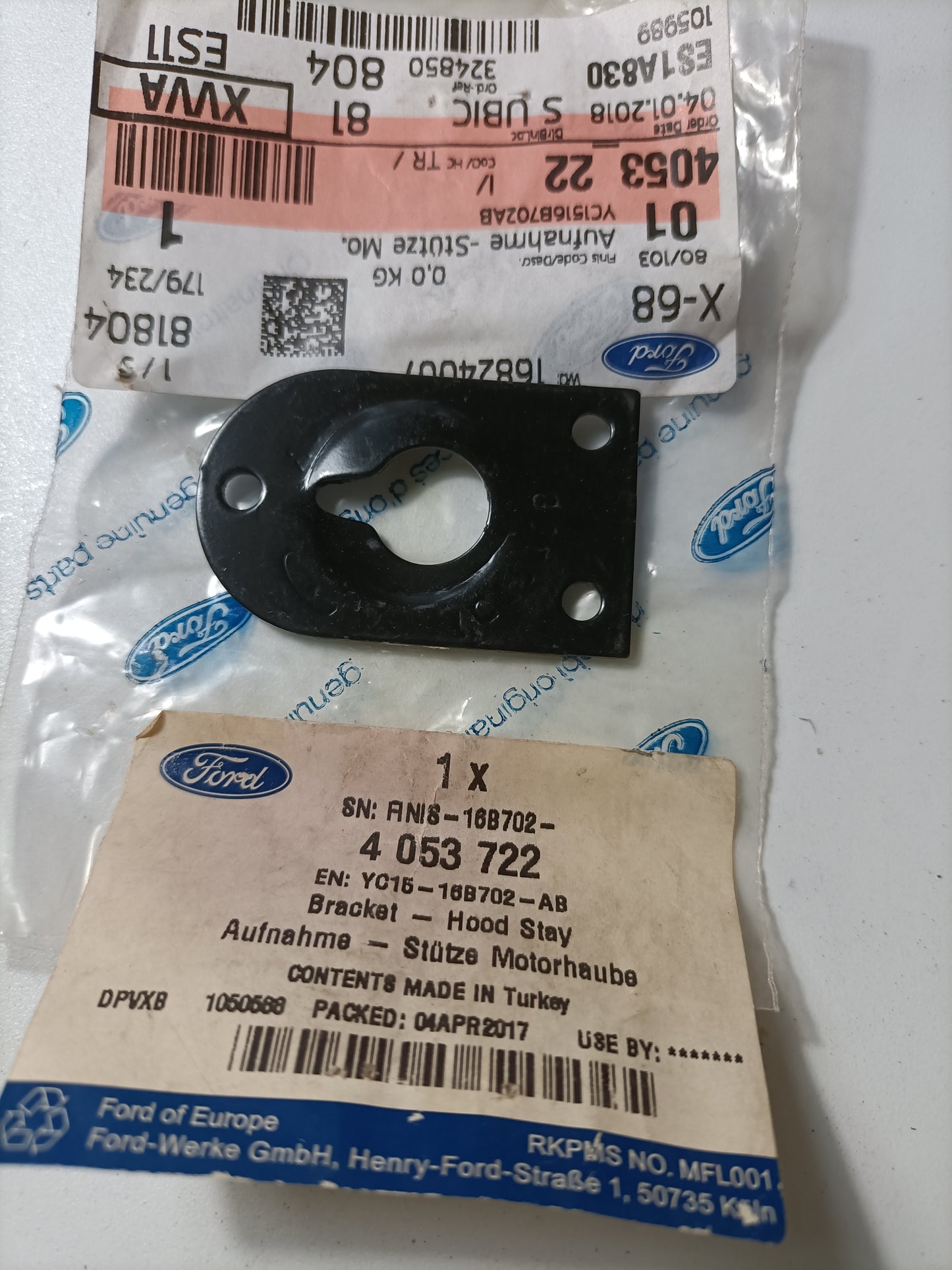 4053722, SUPORTE - VARETA DE SUPOR, Ford