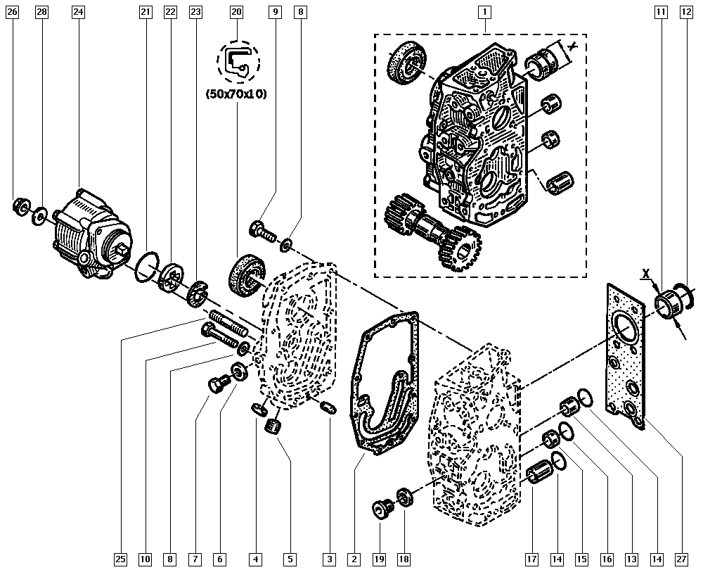 7703027061 Tornillo, colector de gases de escape RENAULT