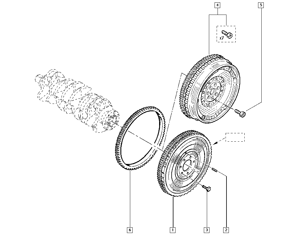 8200157568 TORNILLO EMBRAGUE RENAULT