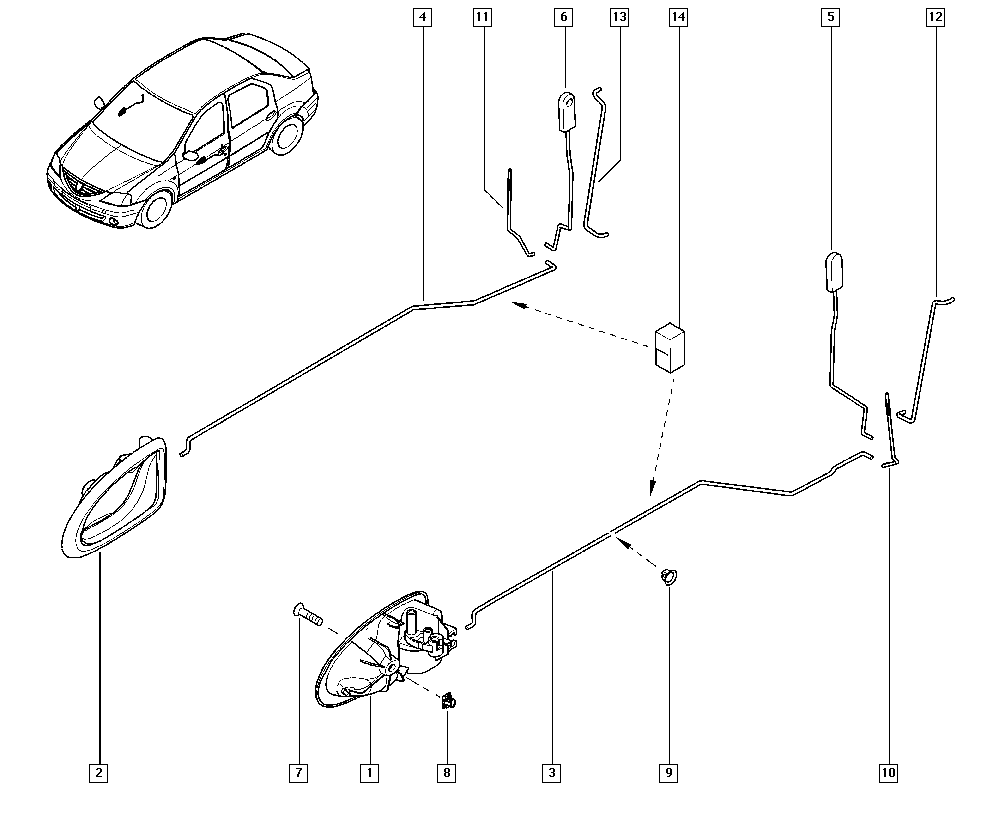 7703044197 Cuerpo RENAULT