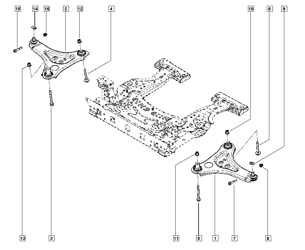 7703034220 TUERCA RENAULT