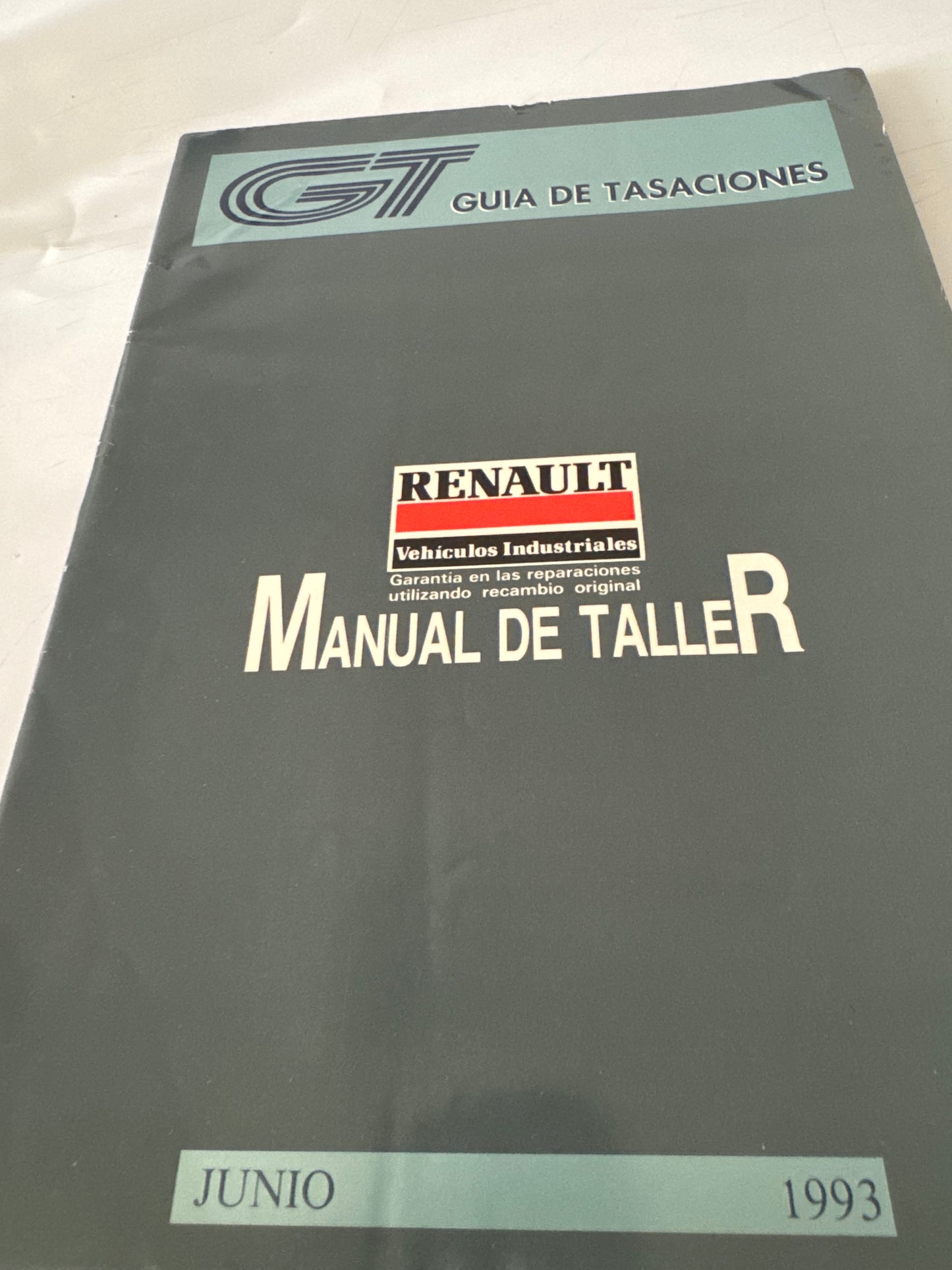 GT. Guía de tasaciones. Manual de taller. Renault. Junio 1993