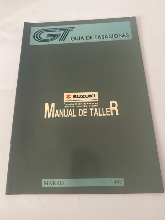 GT. Guía de tasaciones. Manual de taller. Suzuki. Marzo 1997