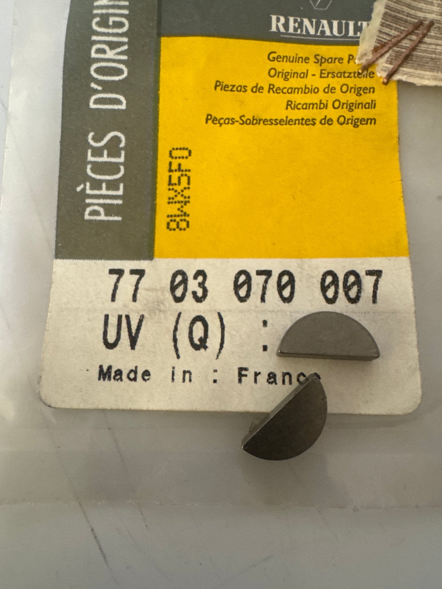 7703070007, CHAVETA, Renault