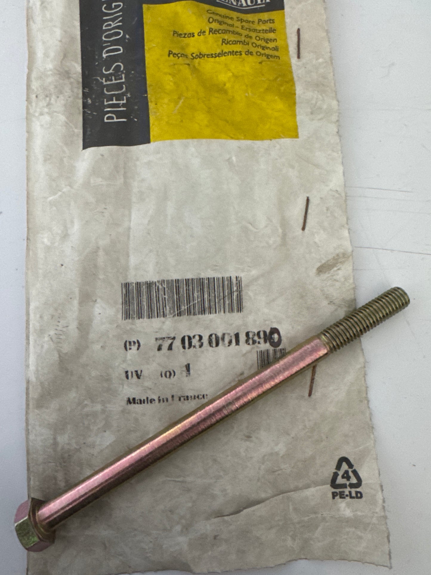 7703001890, TORNILLO, Renault