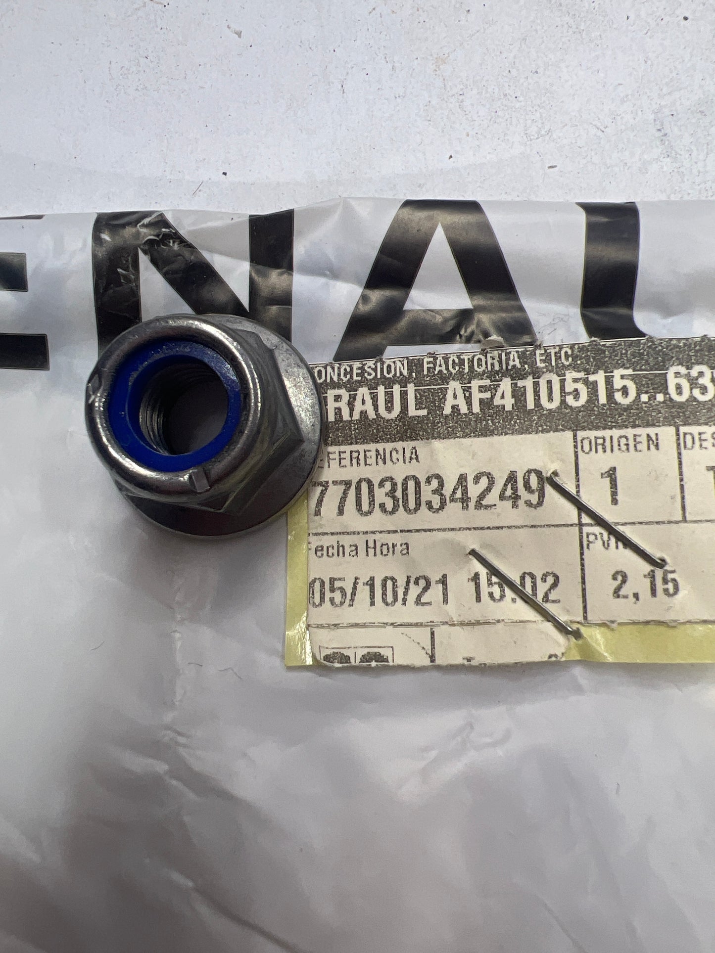 7703034249 TUERCA RENAULT